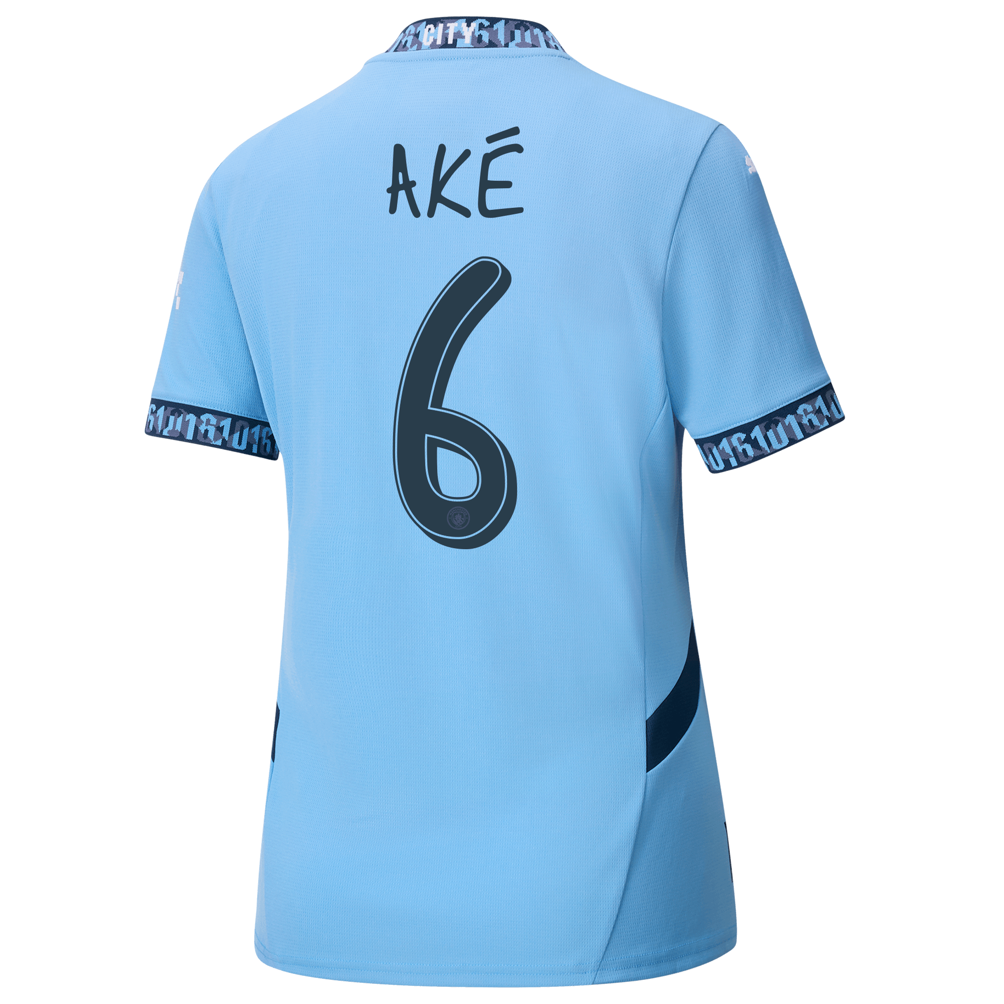 damen manchester city heimtrikot 202425 mit akÉ 6 aufdruck | Offizieller Manchester City Store