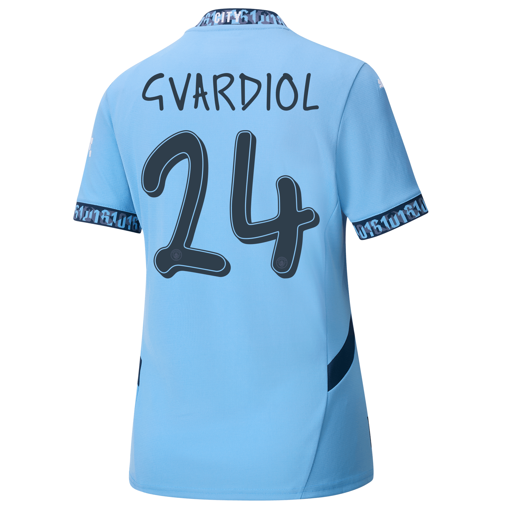 damen manchester city heimtrikot 202425 mit gvardiol 24 aufdruck | Offizieller Manchester City Store