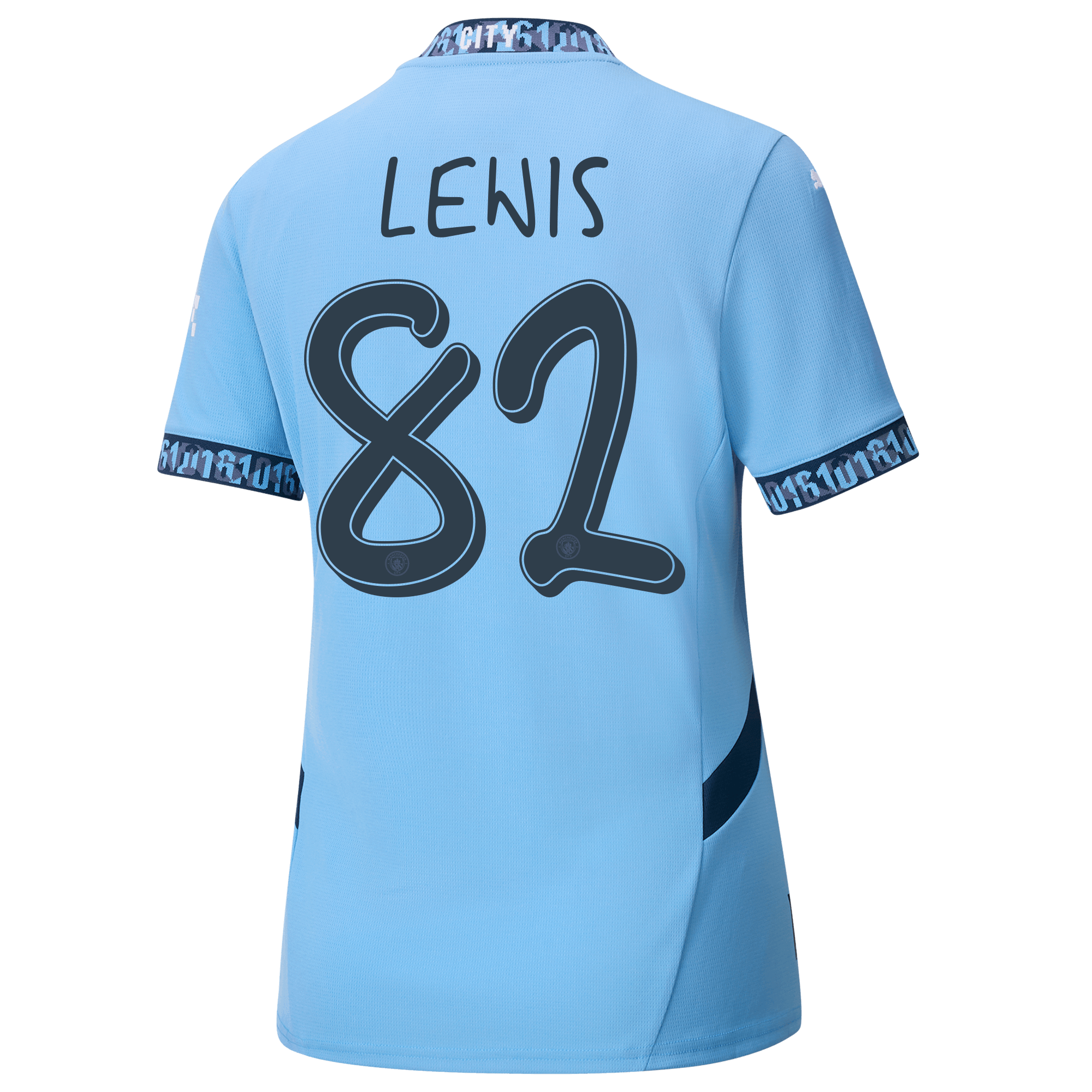 damen manchester city heimtrikot 202425 mit lewis 82 aufdruck | Offizieller Manchester City Store