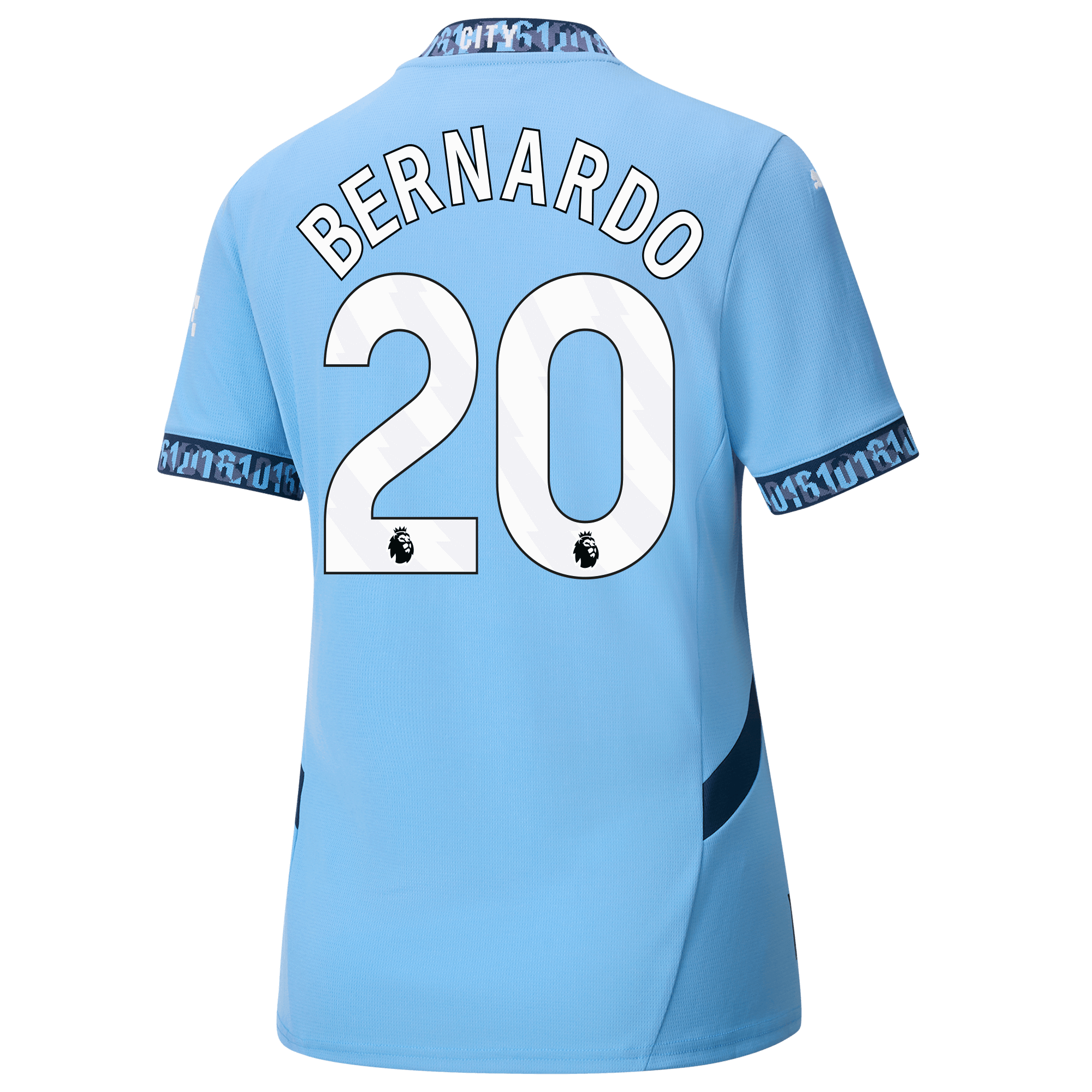damen manchester city heimtrikot teamlightblue 202425 mit bernardo 20 aufdruck | Offizieller Manchester City Store