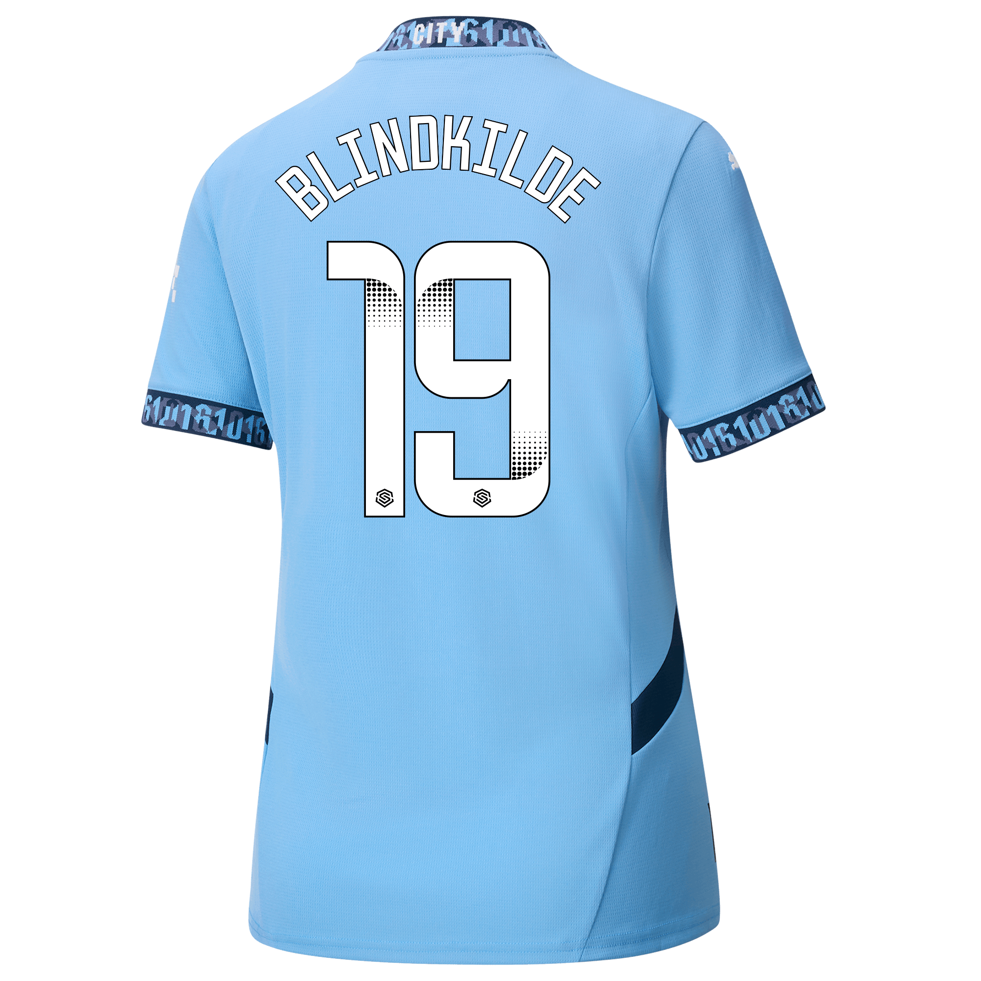 damen manchester city heimtrikot teamlightblue 202425 mit blindkilde 19 aufdruck | Offizieller Manchester City Store