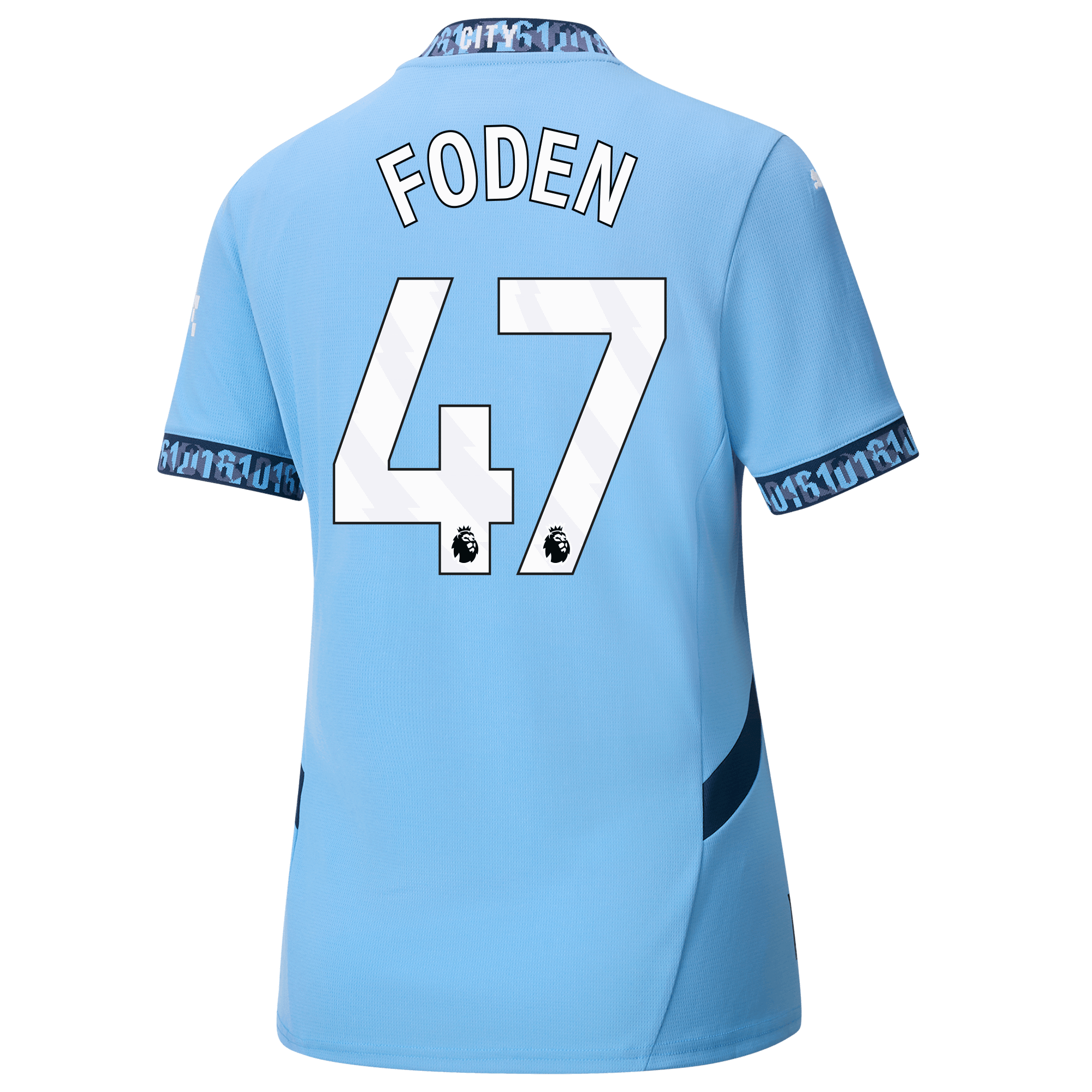 damen manchester city heimtrikot teamlightblue 202425 mit foden 47 aufdruck | Offizieller Manchester City Store