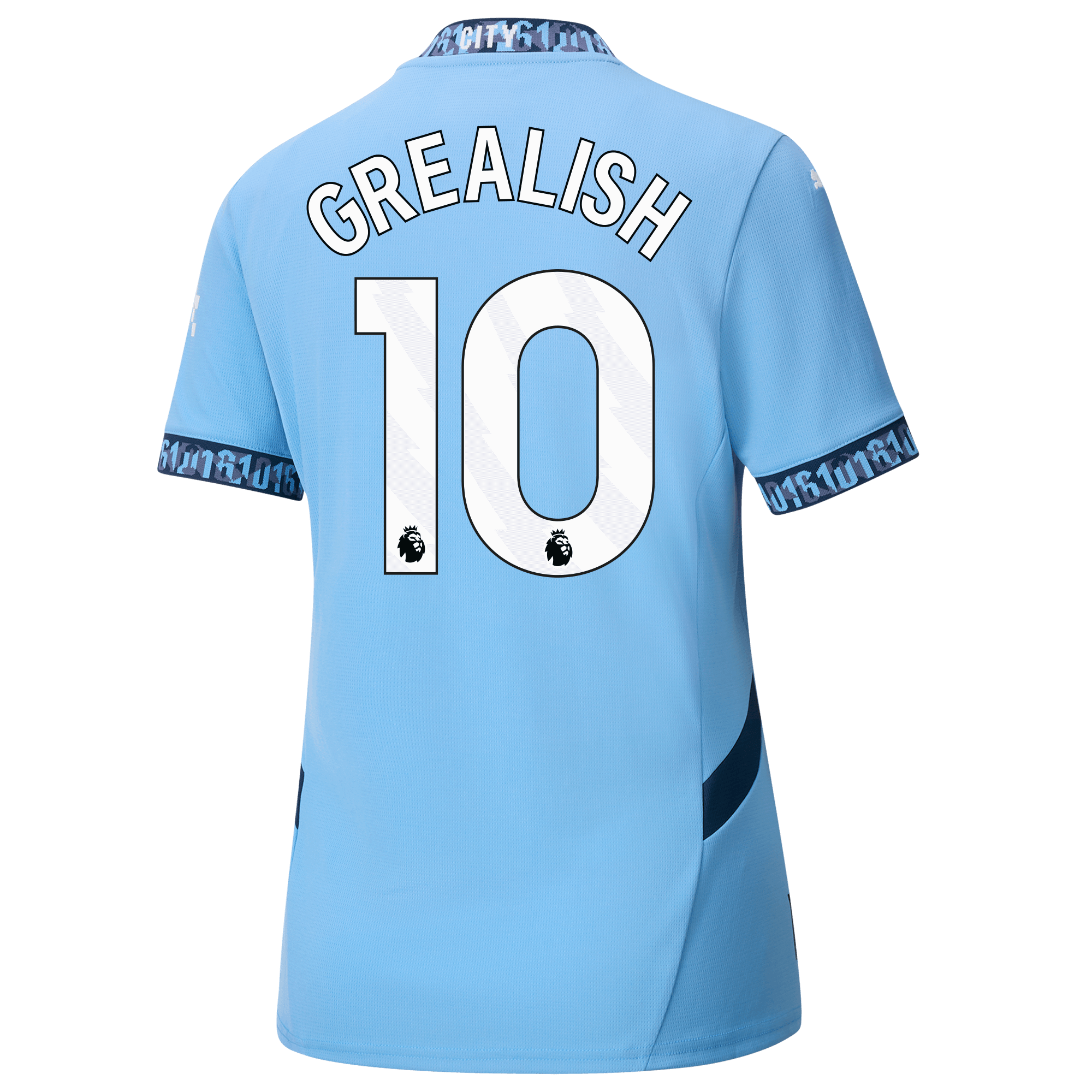 damen manchester city heimtrikot teamlightblue 202425 mit grealish 10 aufdruck | Offizieller Manchester City Store