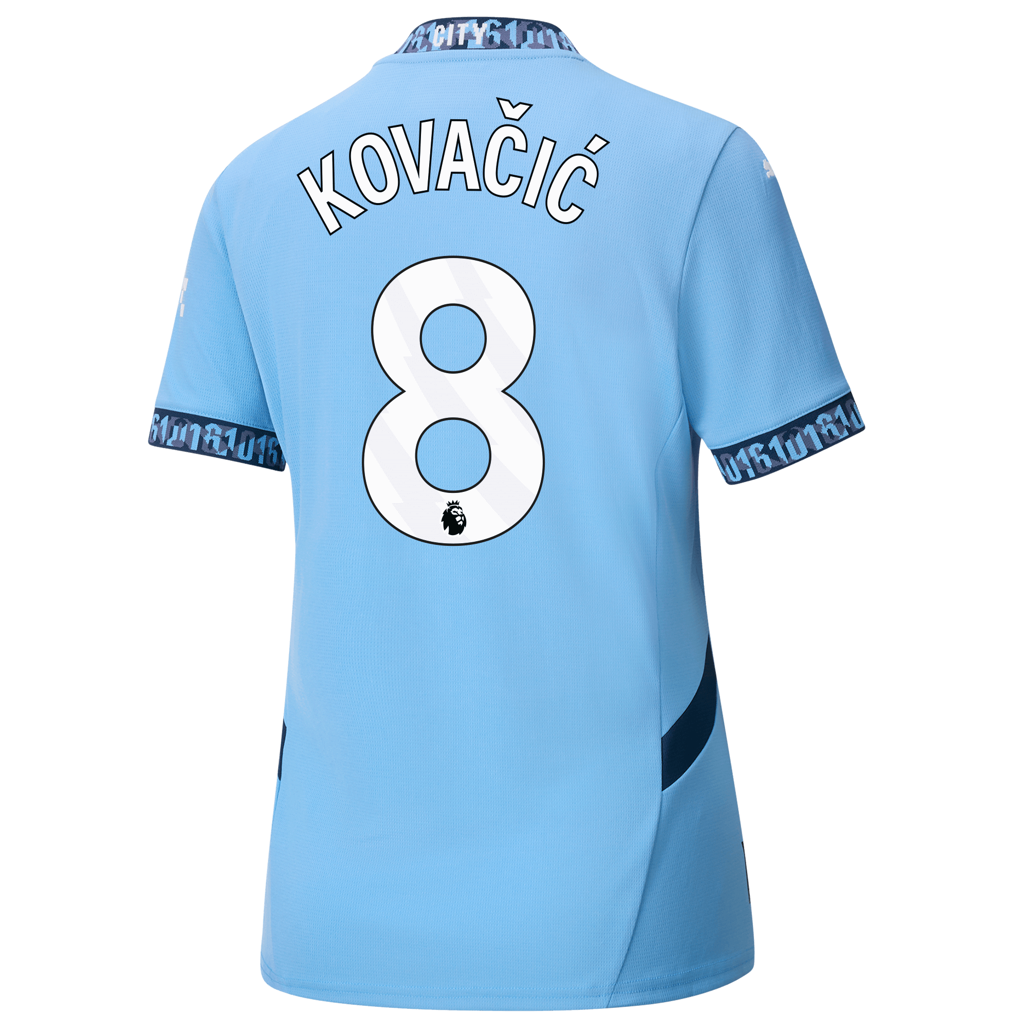 damen manchester city heimtrikot teamlightblue 202425 mit kovaČiĆ 8 aufdruck | Offizieller Manchester City Store