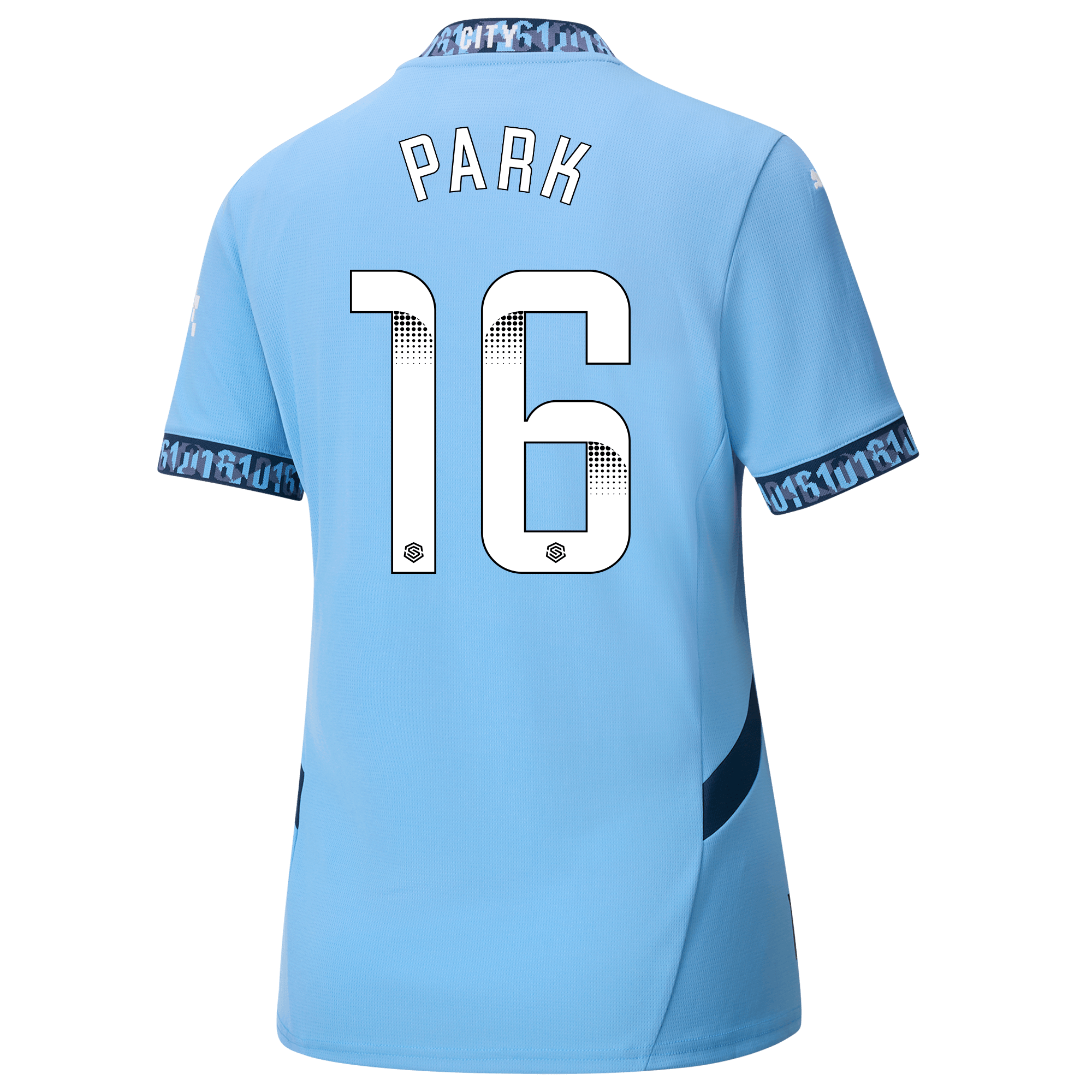 damen manchester city heimtrikot teamlightblue 202425 mit park 16 aufdruck | Offizieller Manchester City Store