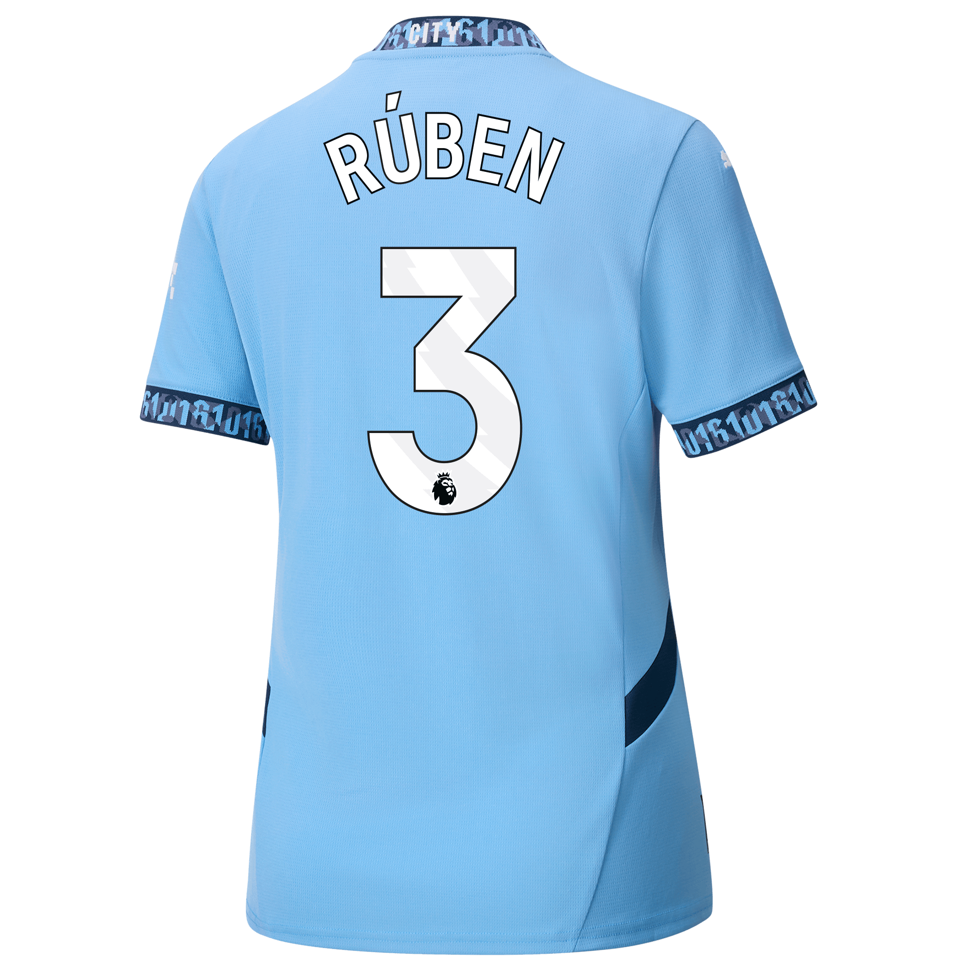 damen manchester city heimtrikot teamlightblue 202425 mit rÚben 3 aufdruck | Offizieller Manchester City Store