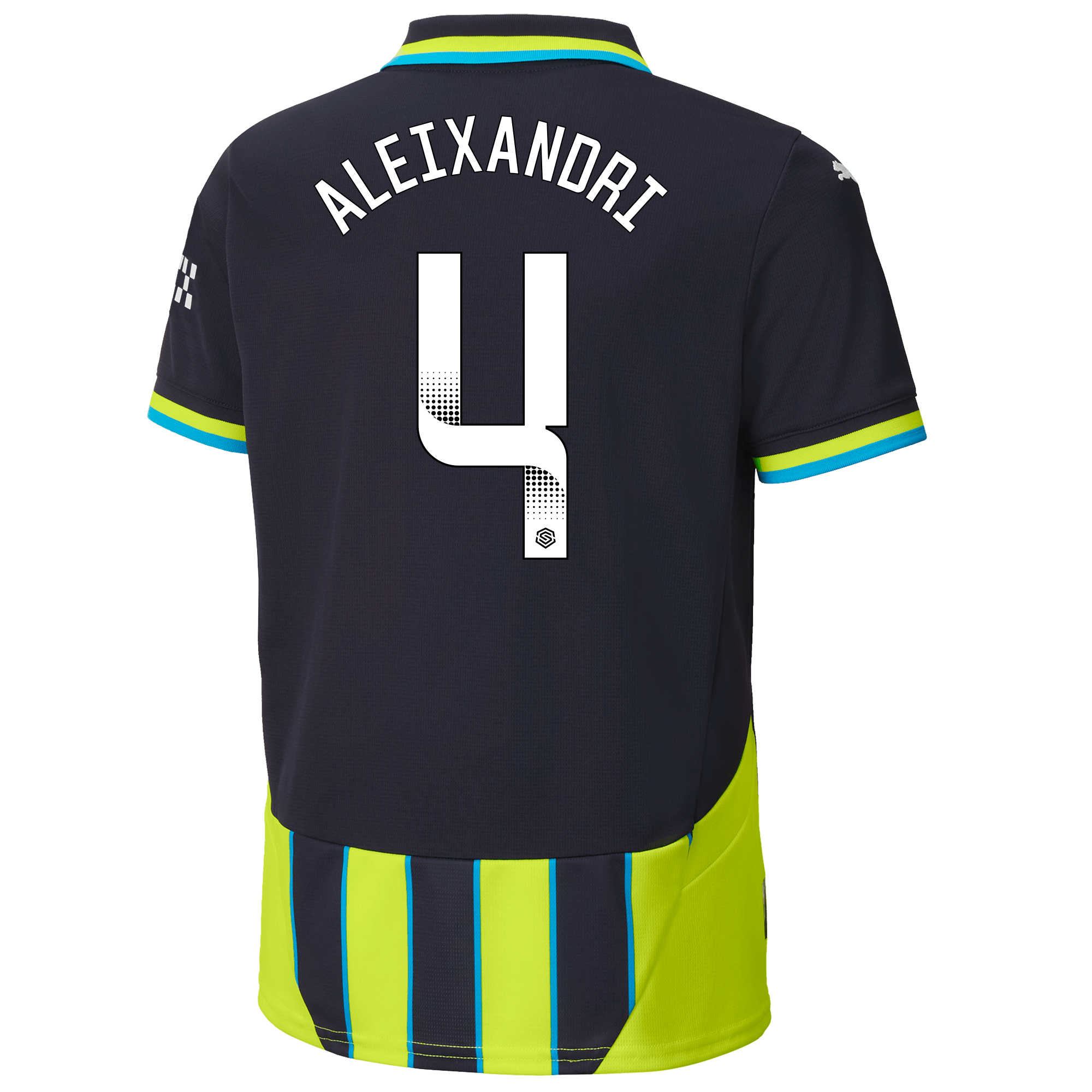 kids manchester city away jersey newnavy 202425 with aleixandri 4 printing | Offizieller Manchester City Store