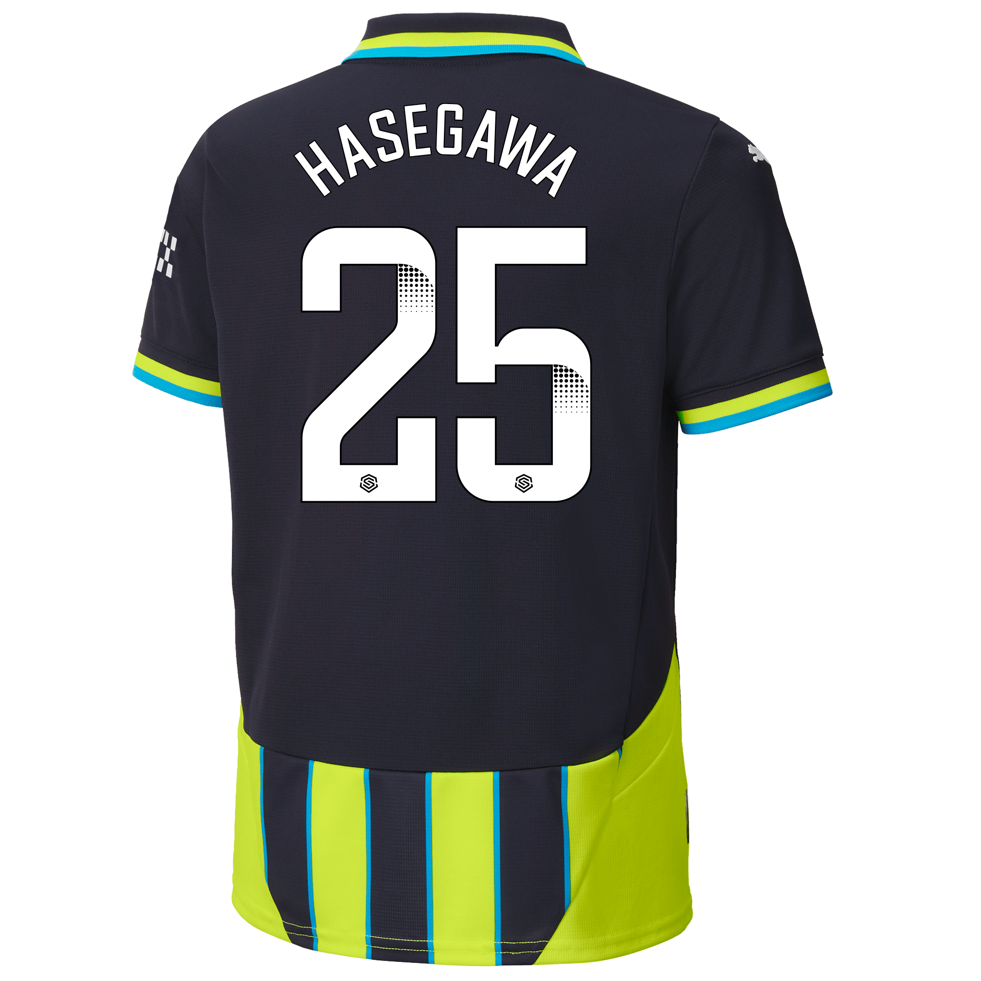 kids manchester city away jersey newnavy 202425 with hasegawa 25 printing | Offizieller Manchester City Store