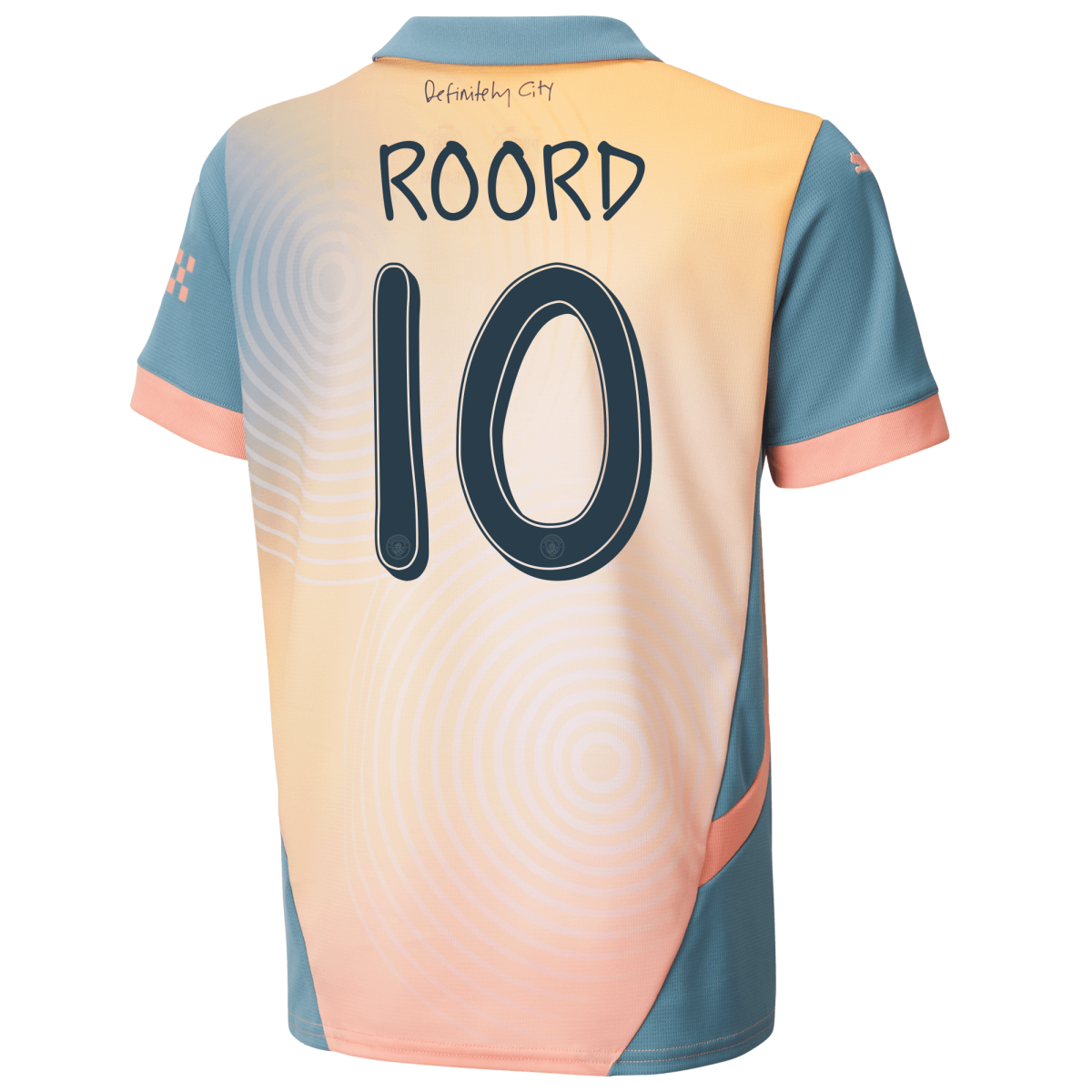 kids manchester city definitely city jersey pink 202425 with roord 10 printing | Offizieller Manchester City Store