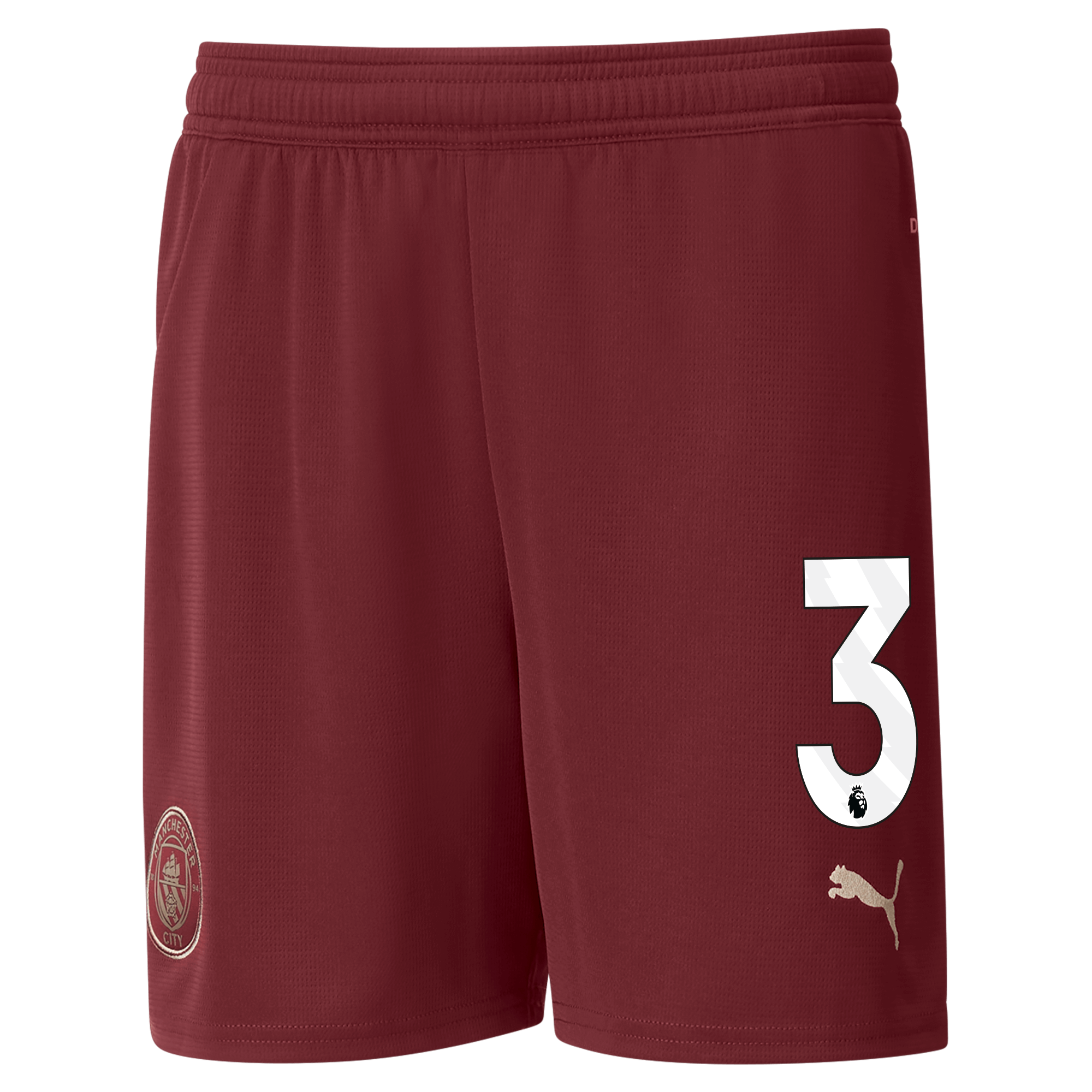 kids manchester city football shorts burgundy 202425 with 3 | Offizieller Manchester City Store