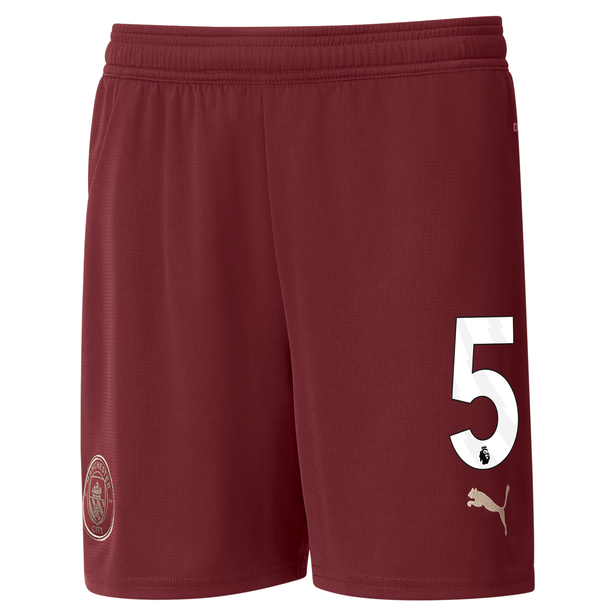 kids manchester city football shorts burgundy 202425 with 5 | Offizieller Manchester City Store
