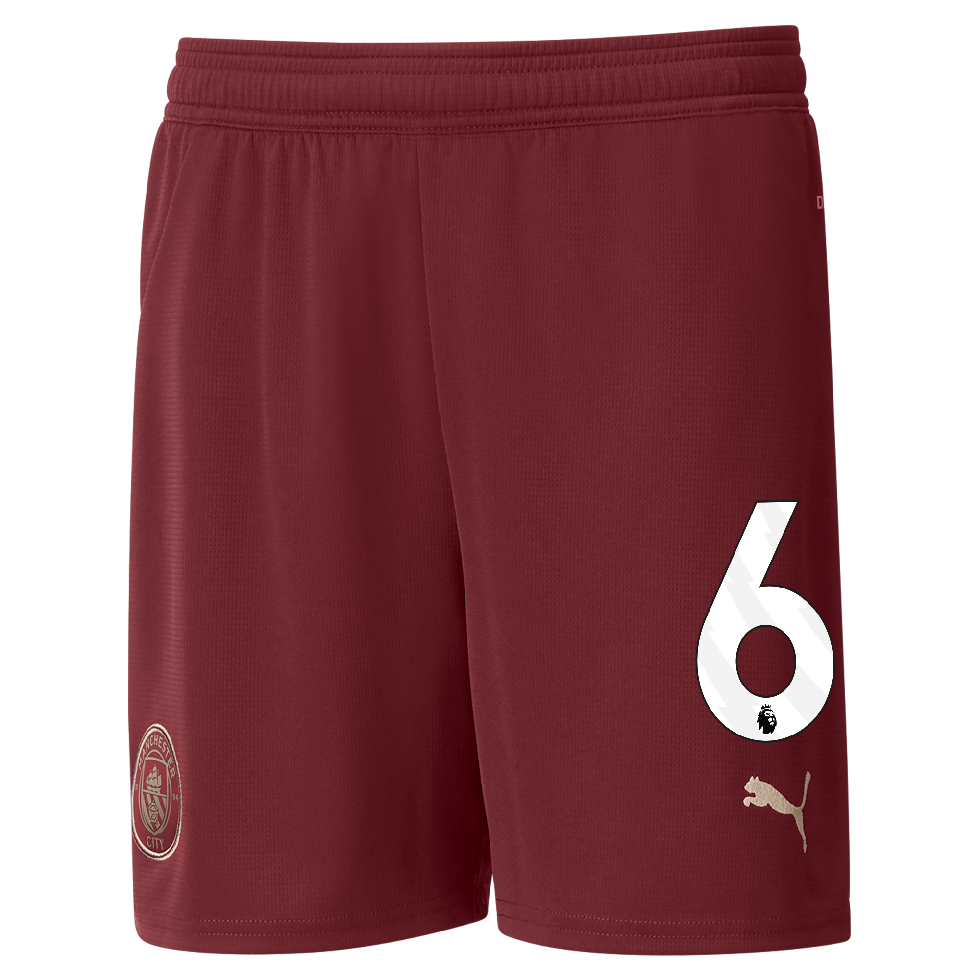 kids manchester city football shorts burgundy 202425 with 6 | Offizieller Manchester City Store