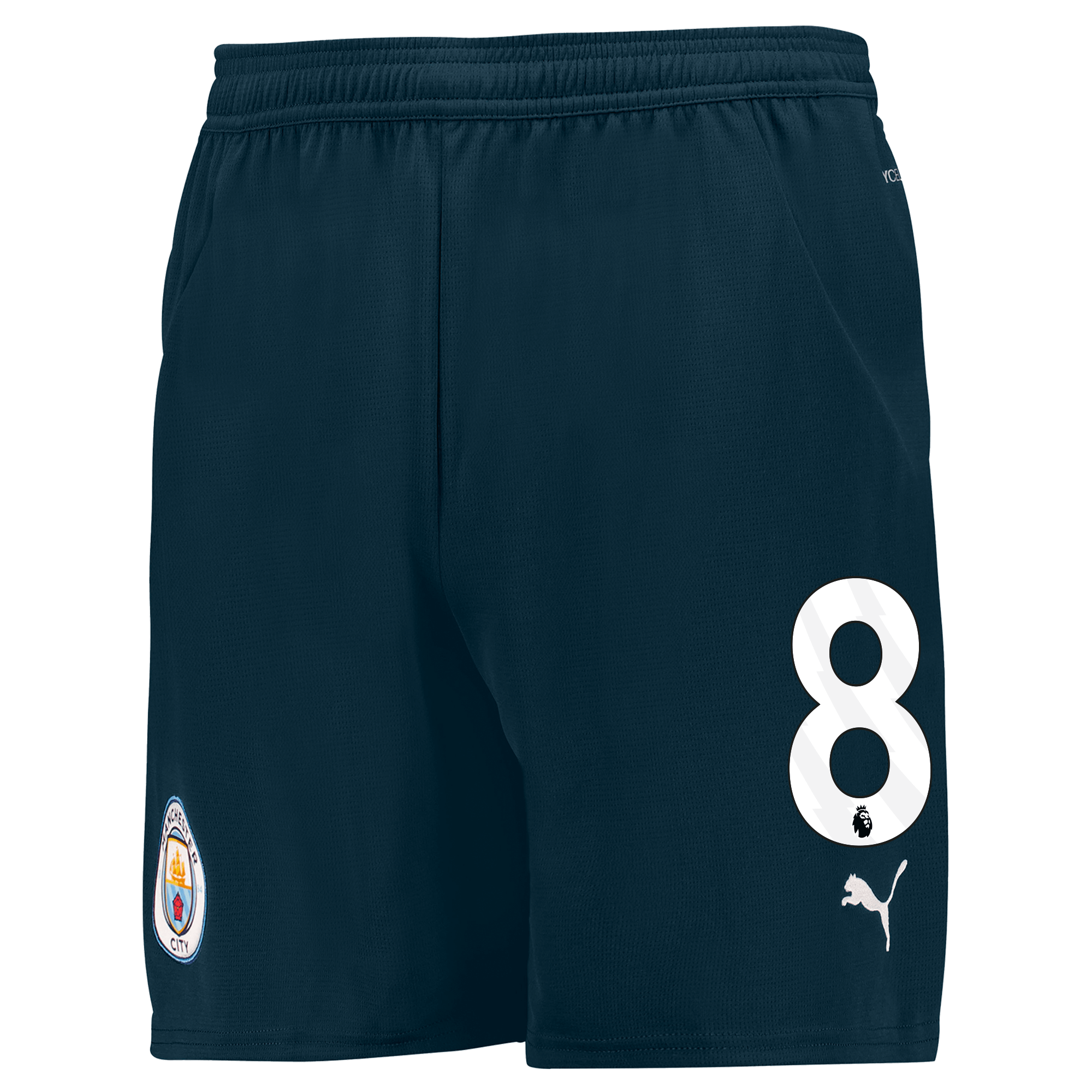 kids manchester city football shorts navy 202425 with 8 | Offizieller Manchester City Store