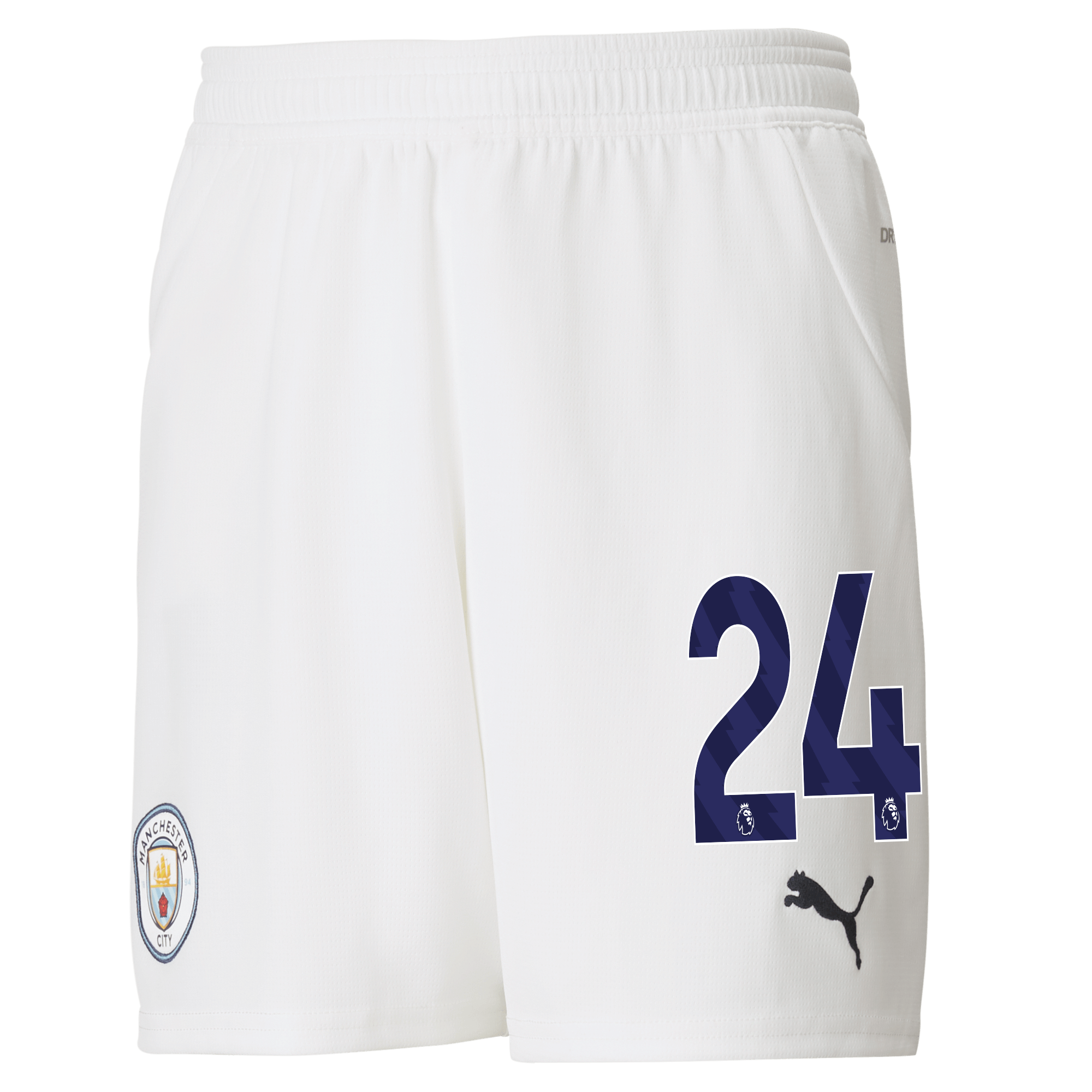 kids manchester city football shorts white 202425 with 24 | Offizieller Manchester City Store