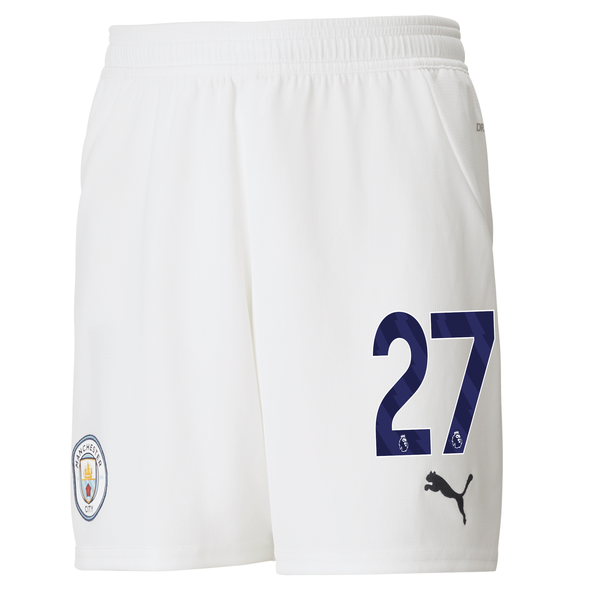 kids manchester city football shorts white 202425 with 27 | Offizieller Manchester City Store