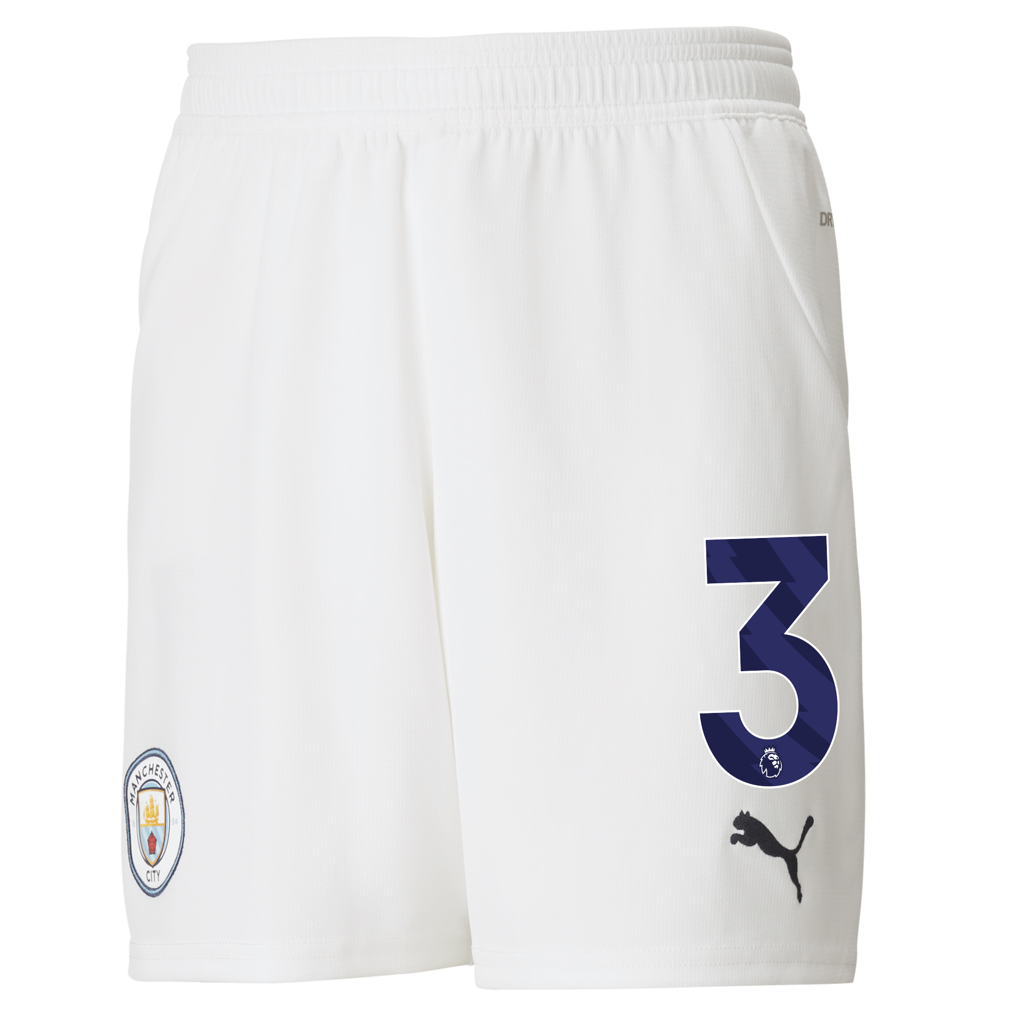 kids manchester city football shorts white 202425 with 3 | Offizieller Manchester City Store