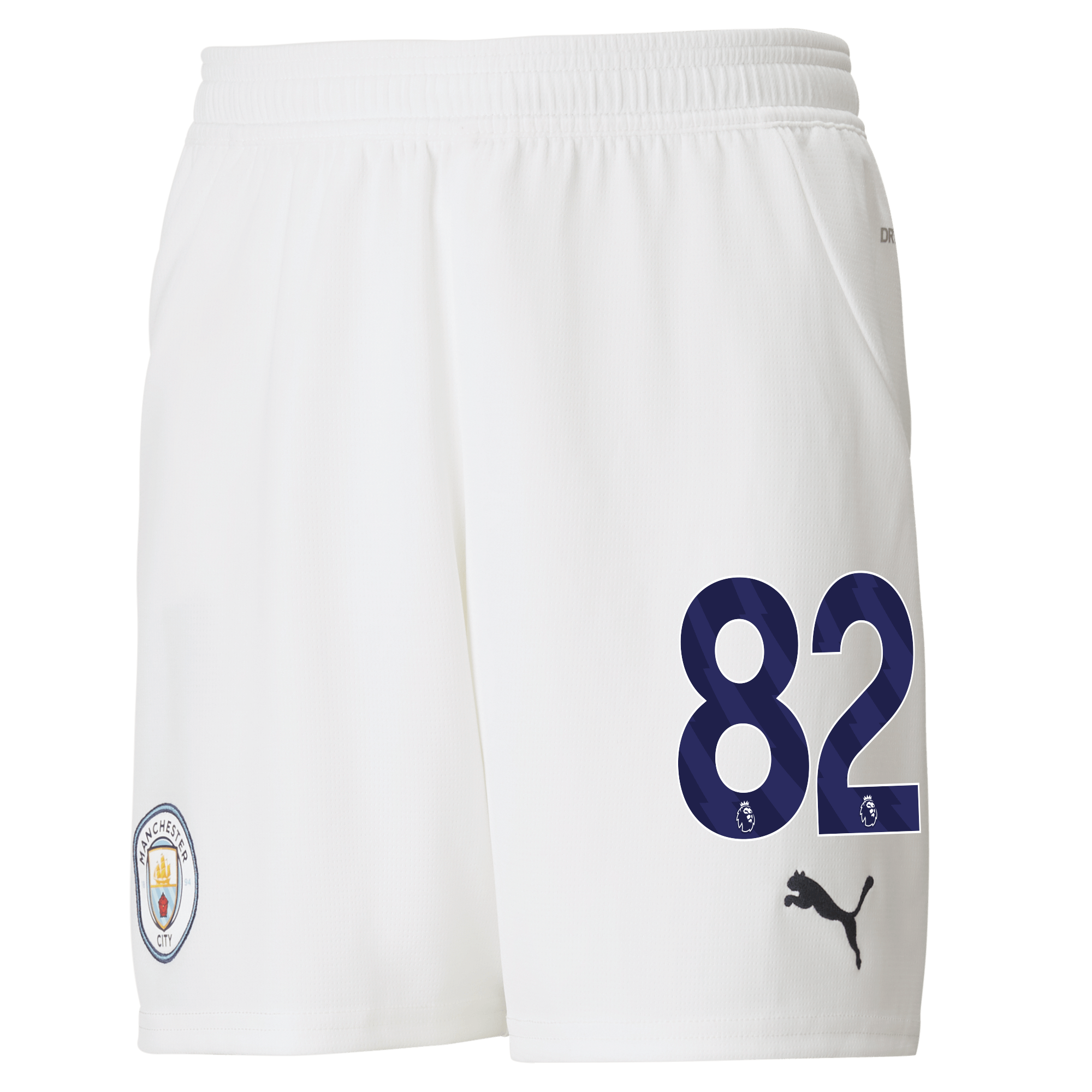kids manchester city football shorts white 202425 with 82 | Offizieller Manchester City Store