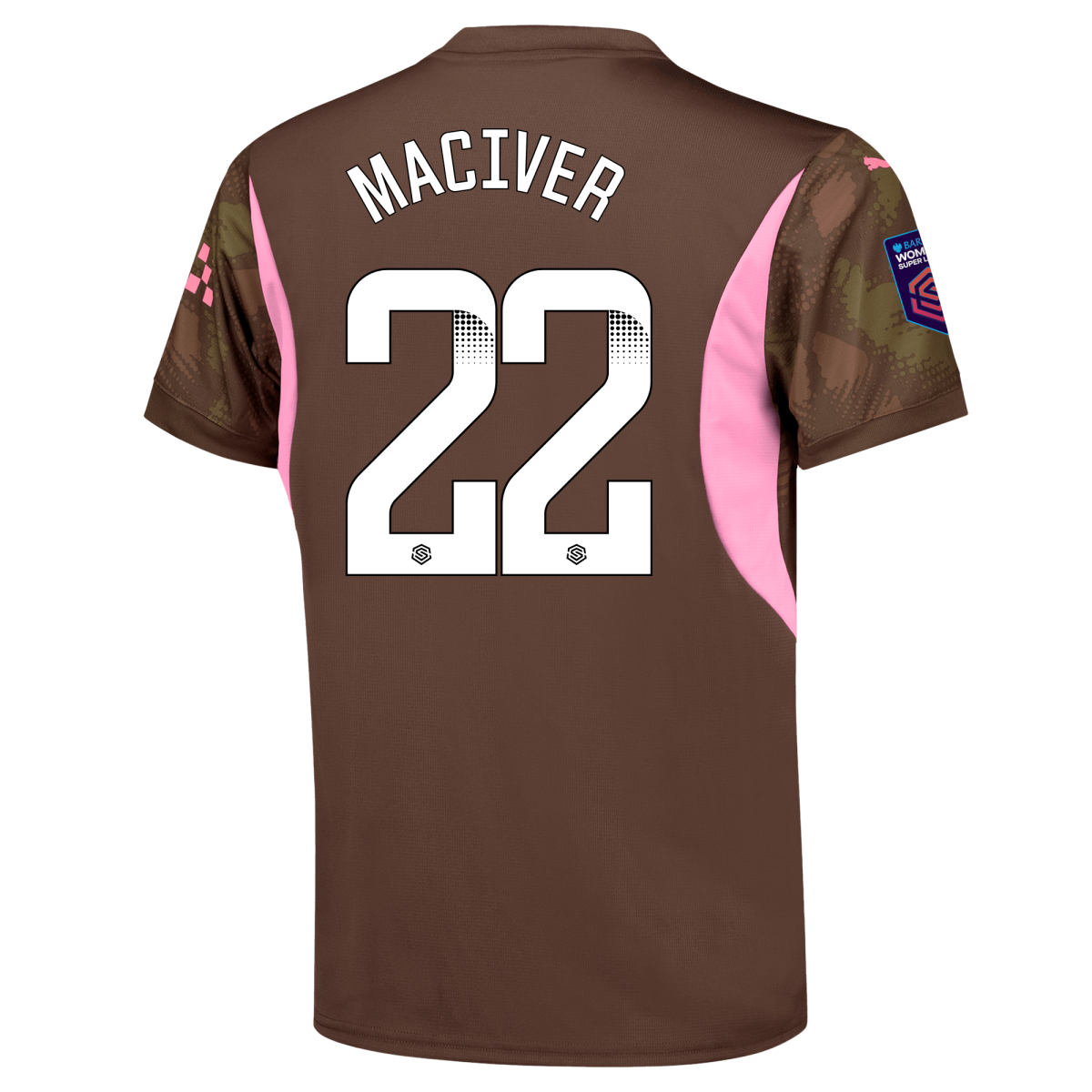 kids manchester city goalkeeper jersey brown 202425 with maciver 22 printing | Offizieller Manchester City Store