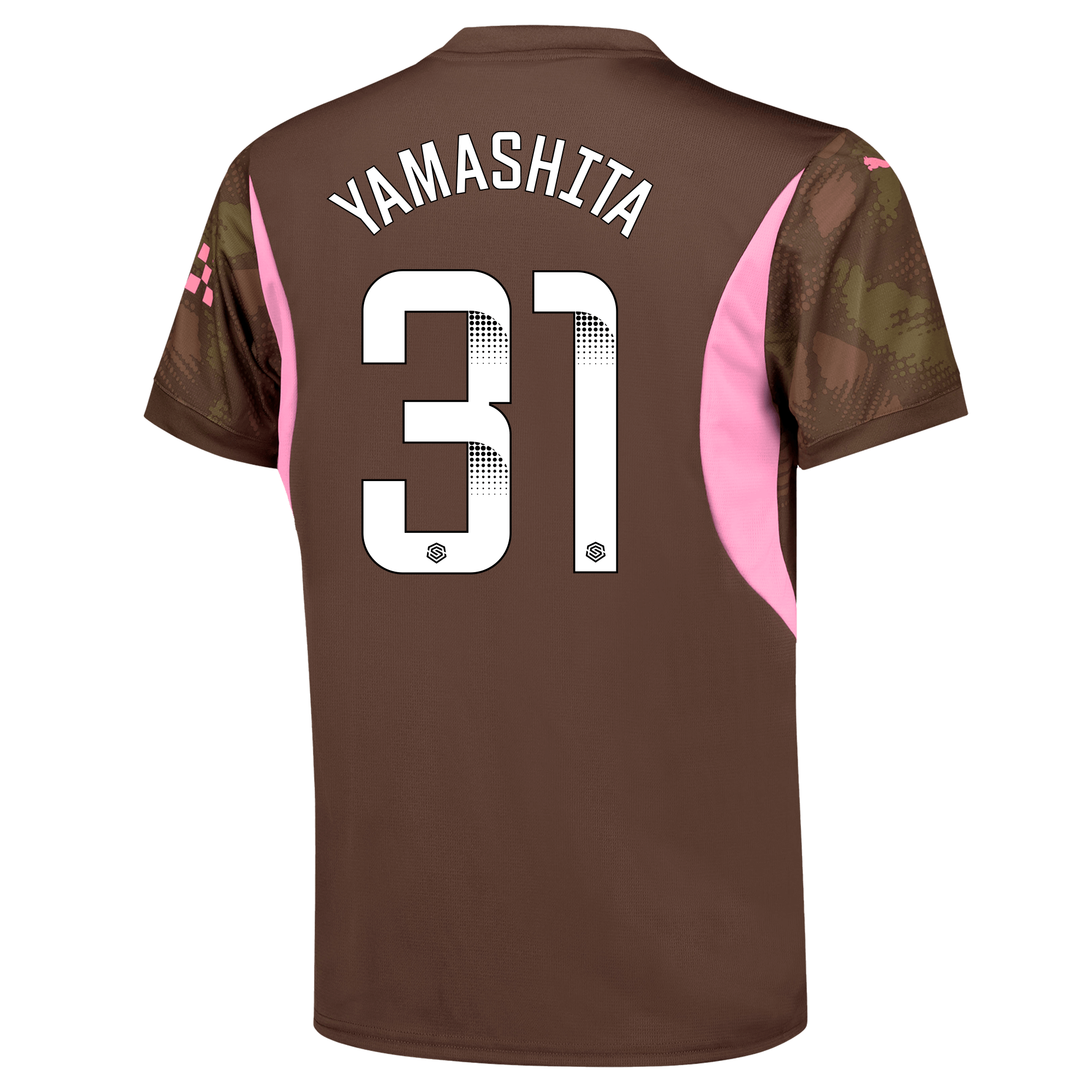 kids manchester city goalkeeper jersey brown 202425 with yamashita 31 printing | Offizieller Manchester City Store