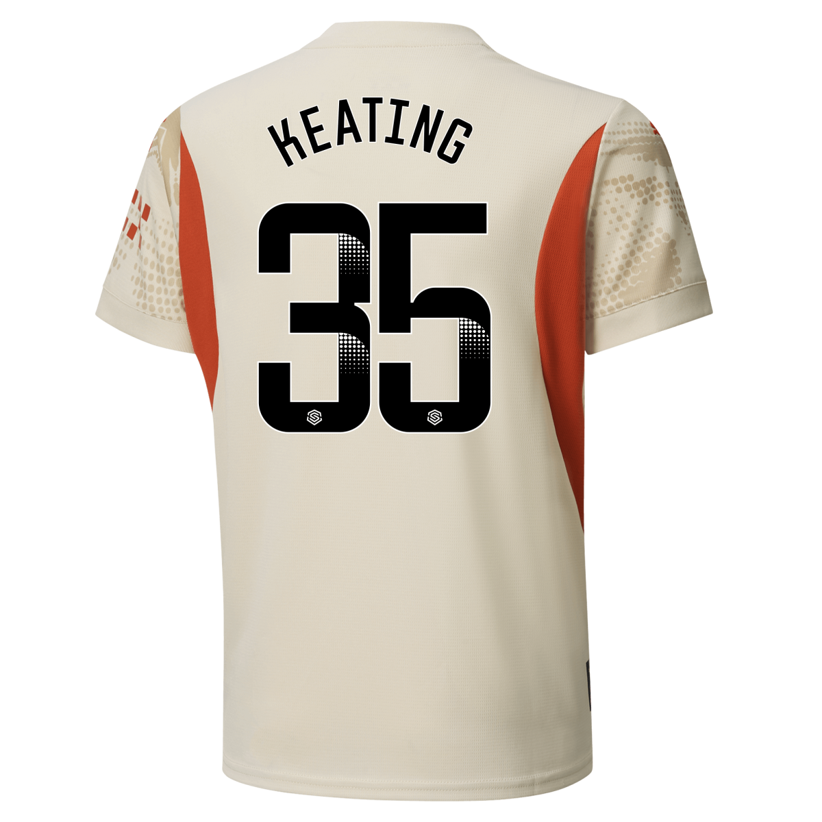 kids manchester city goalkeeper jersey white 202425 with keating 35 printing | Offizieller Manchester City Store