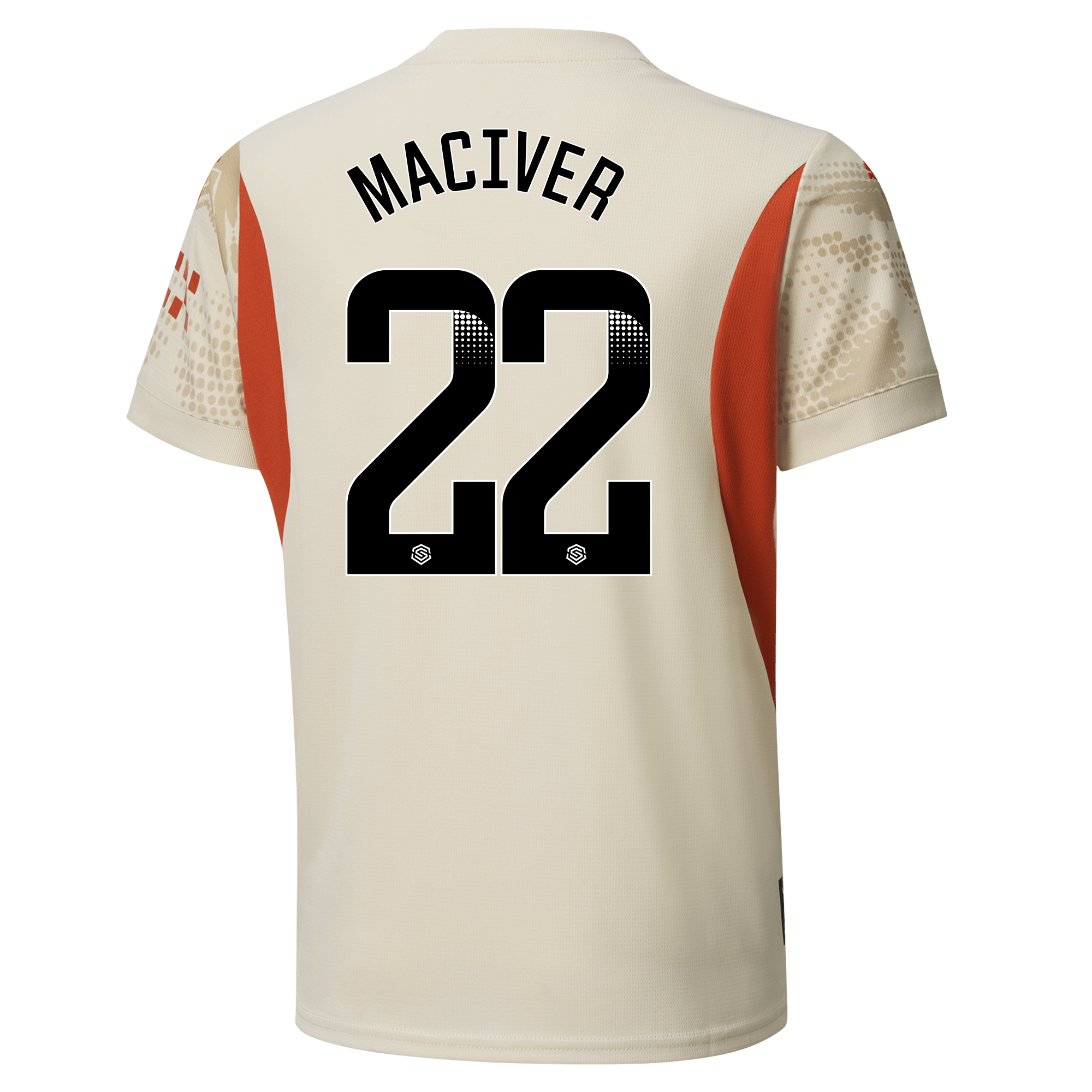 kids manchester city goalkeeper jersey white 202425 with maciver 22 printing | Offizieller Manchester City Store
