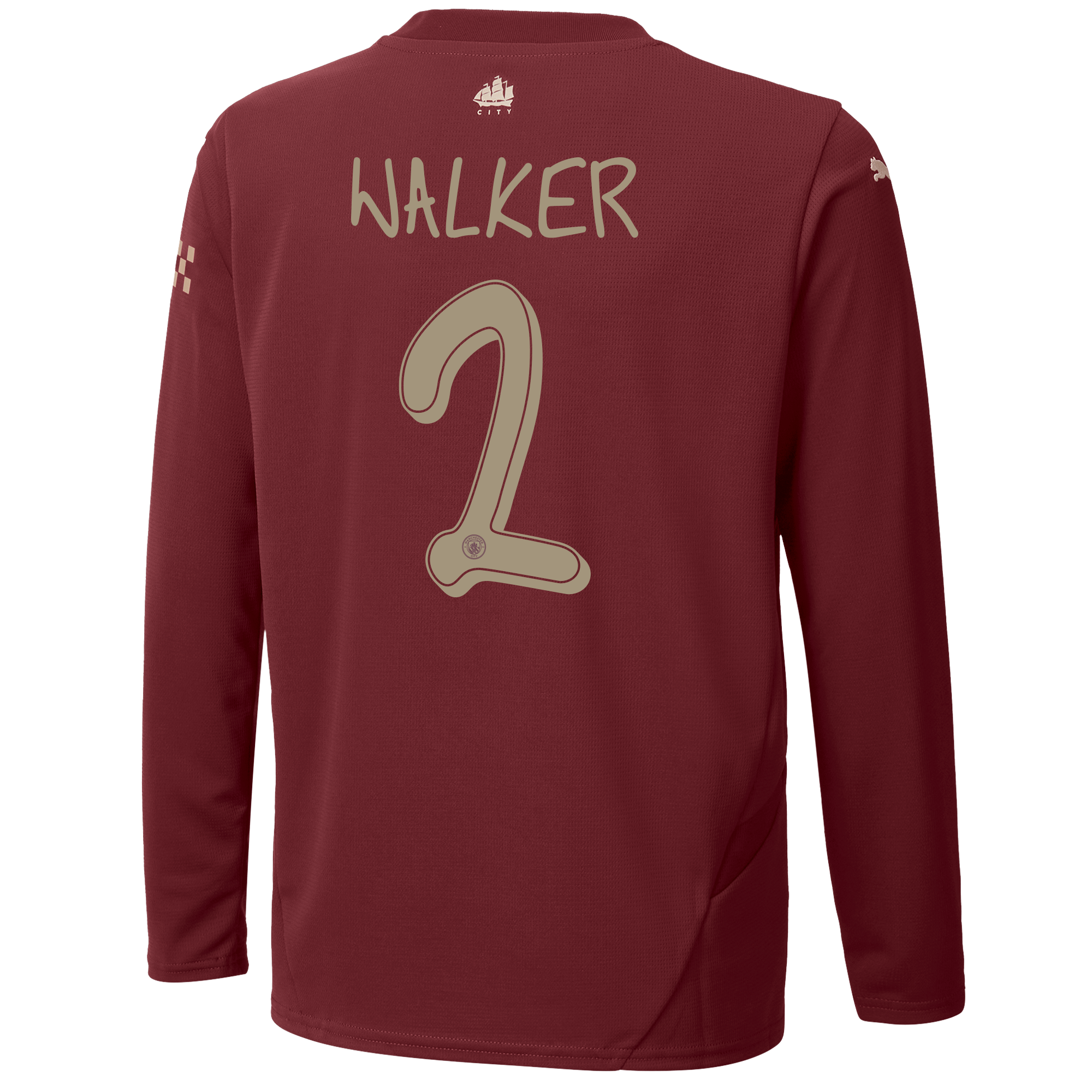 kids manchester city third jersey 202425 long sleeve with walker 2 printing | Offizieller Manchester City Store