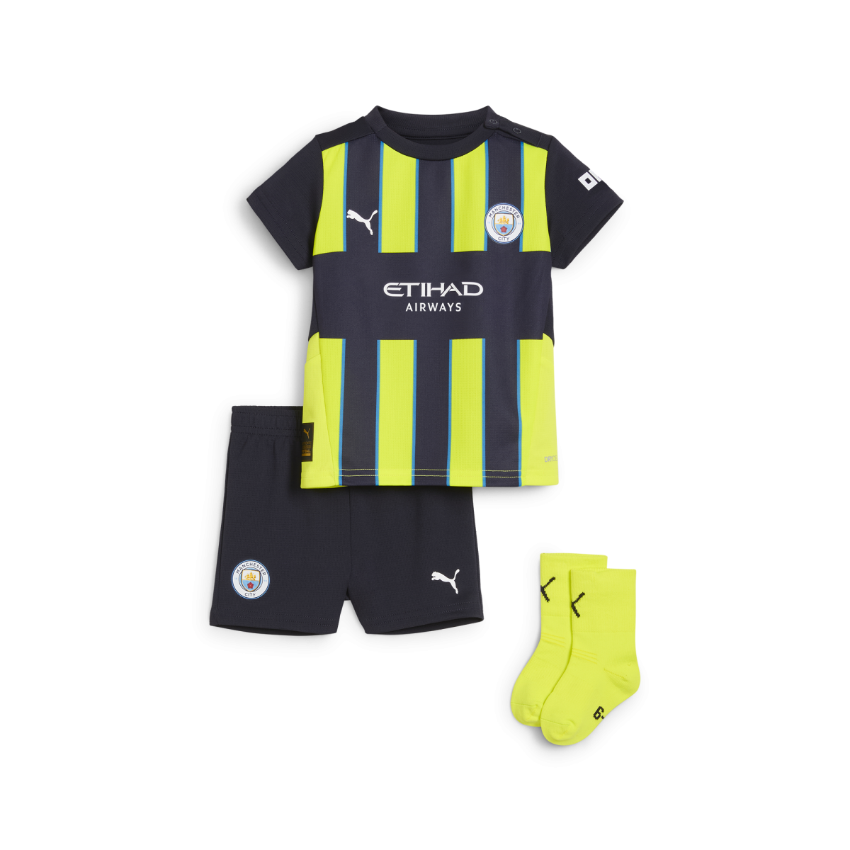 kinder manchester city auswärtstrikot babyset 202425 | Offizieller Manchester City Store