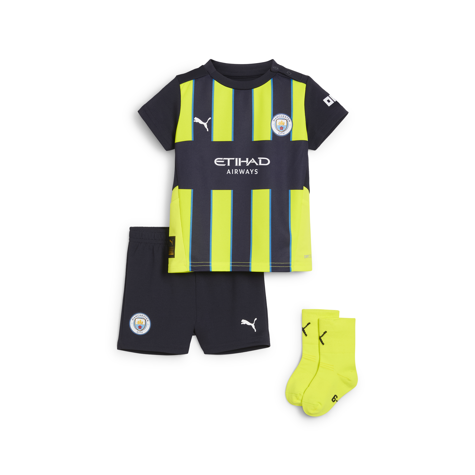 kinder manchester city auswärtstrikot babyset 202425 | Offizieller Manchester City Store