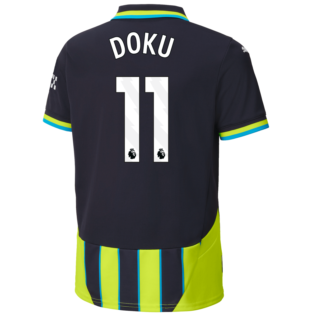 kinder manchester city away jersey 202425 with doku 11 printing | Offizieller Manchester City Store