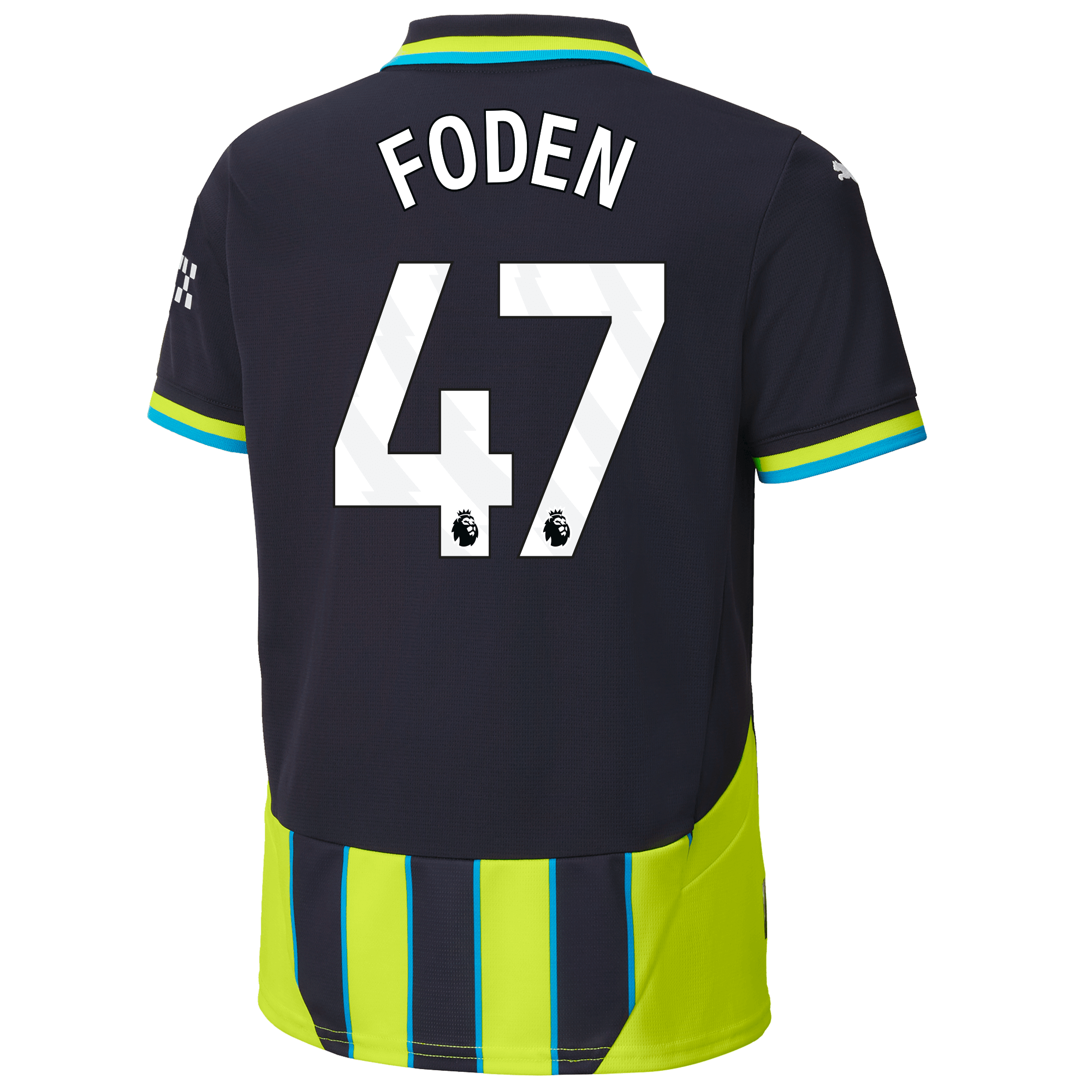 kinder manchester city away jersey 202425 with foden 47 printing | Offizieller Manchester City Store