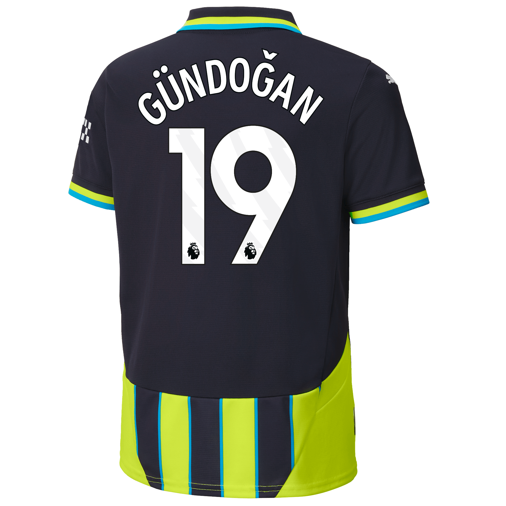 kinder manchester city away jersey 202425 with gÜndoĞan 19 printing | Offizieller Manchester City Store