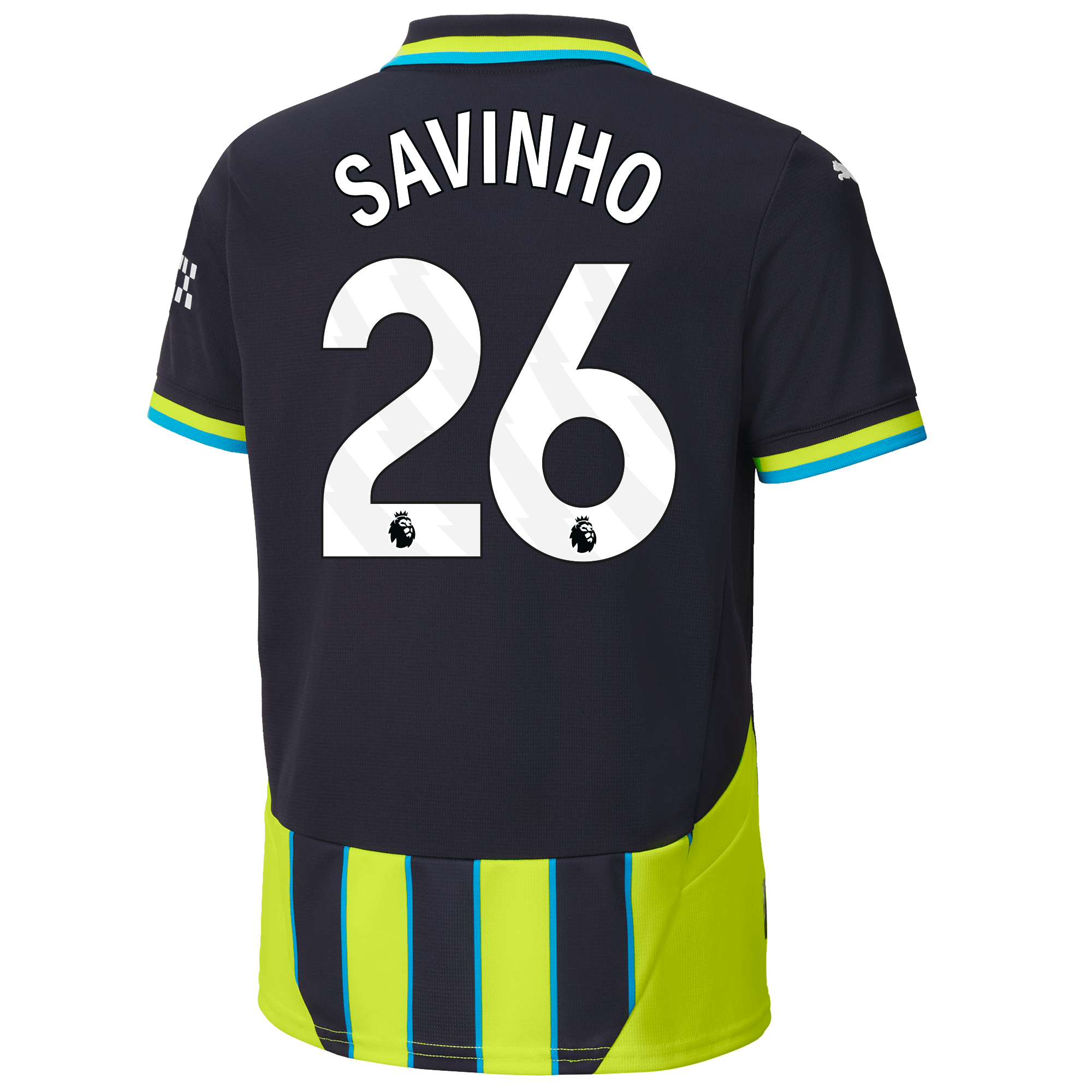 kinder manchester city away jersey 202425 with savinho 26 printing | Offizieller Manchester City Store