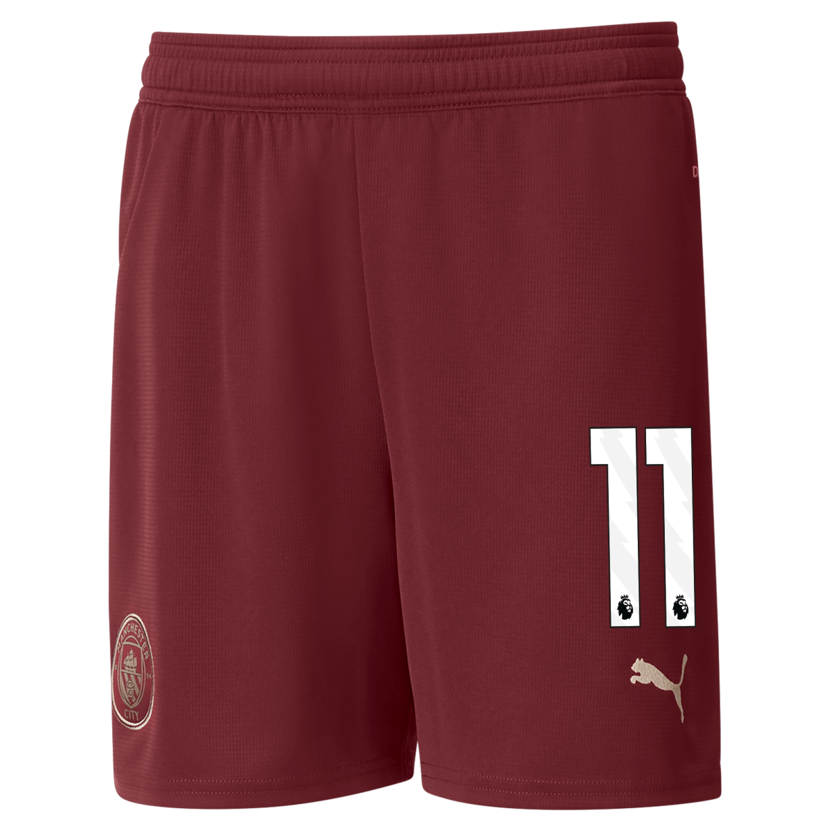 kinder manchester city football shorts burgundy 202425 with 11 | Offizieller Manchester City Store