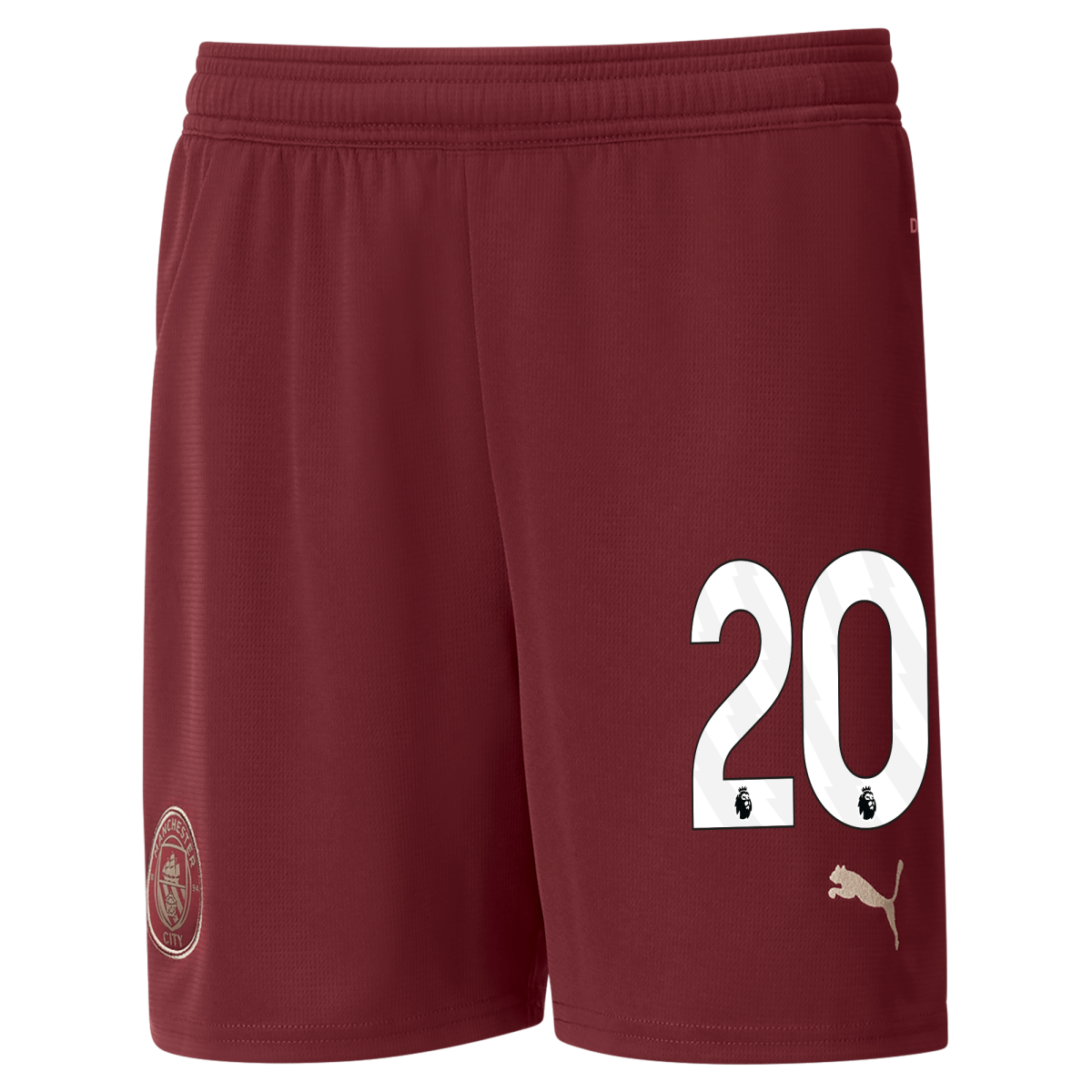 kinder manchester city football shorts burgundy 202425 with 20 | Offizieller Manchester City Store