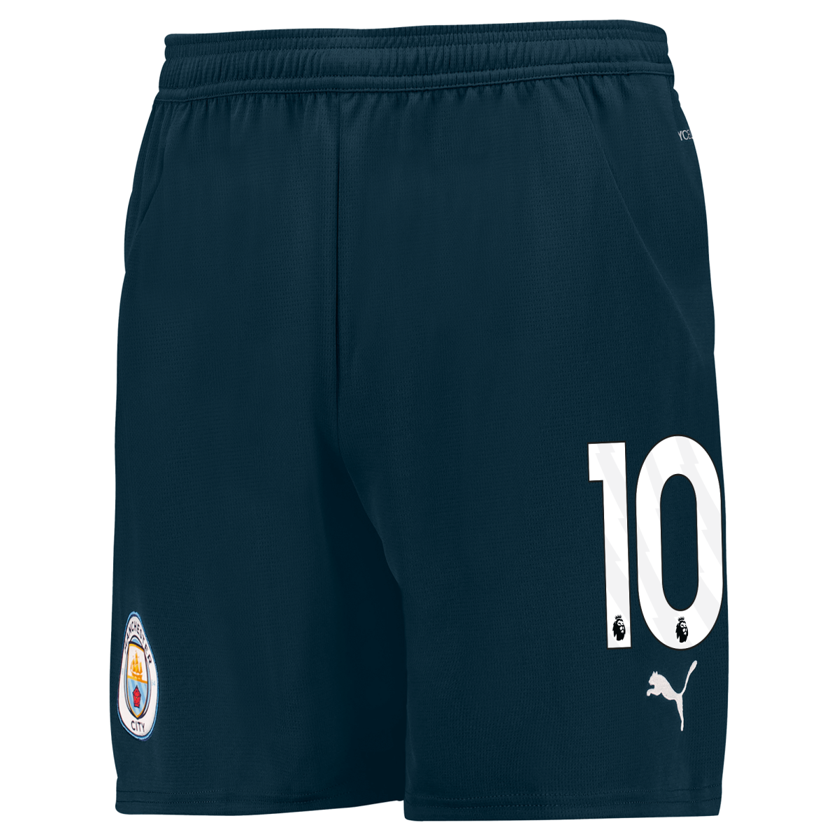 kinder manchester city football shorts navy 202425 with 10 | Offizieller Manchester City Store