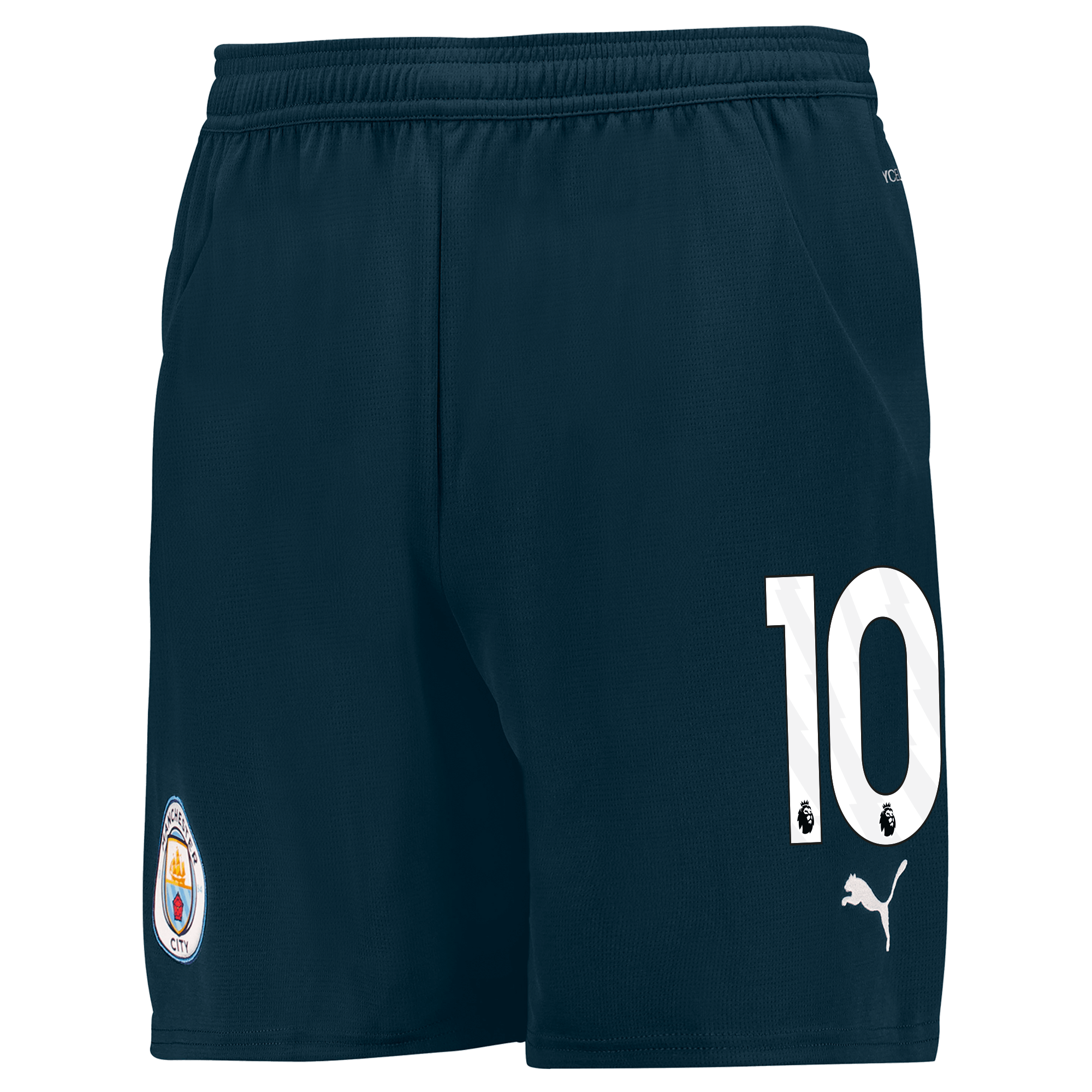 kinder manchester city football shorts navy 202425 with 10 | Offizieller Manchester City Store