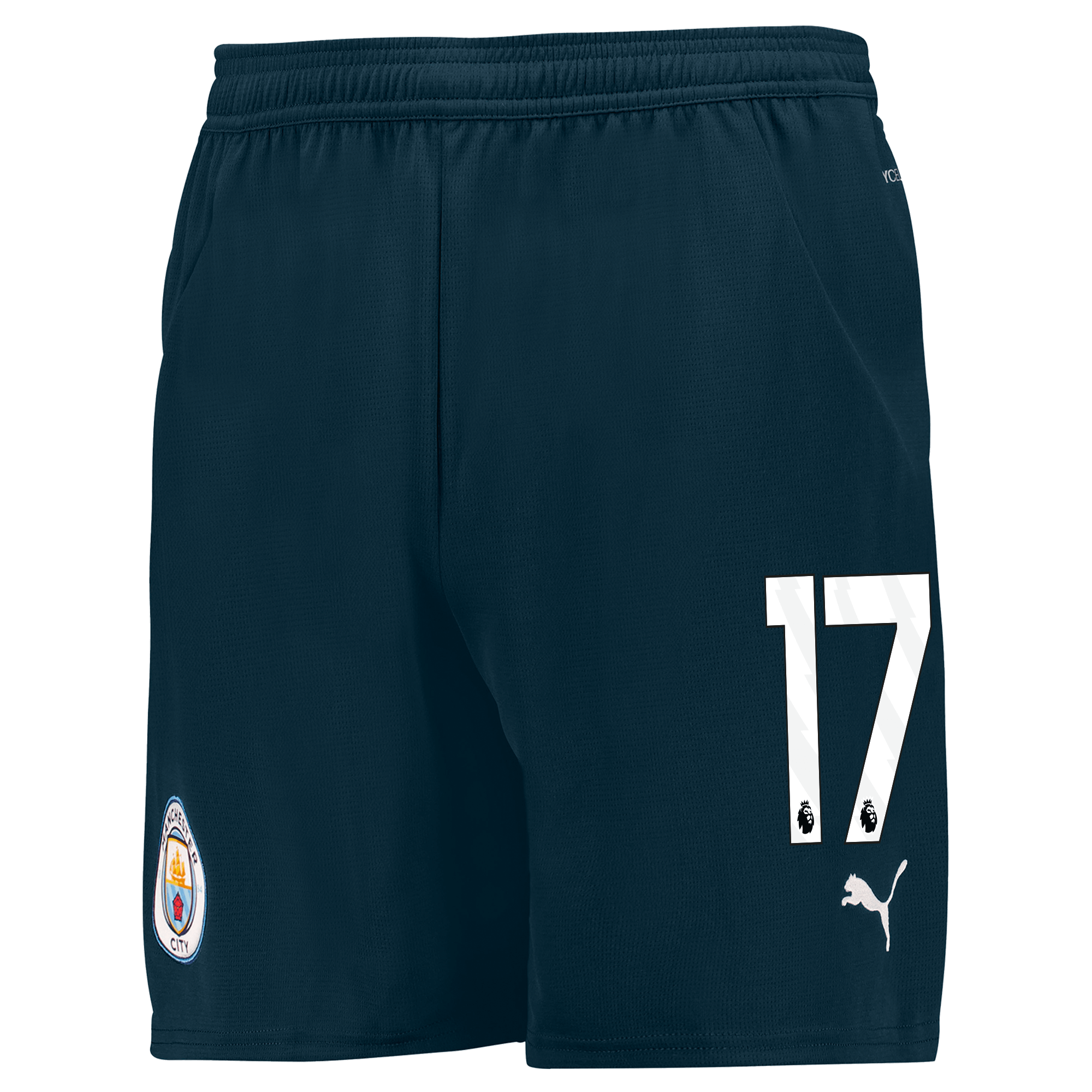 kinder manchester city football shorts navy 202425 with 17 | Offizieller Manchester City Store
