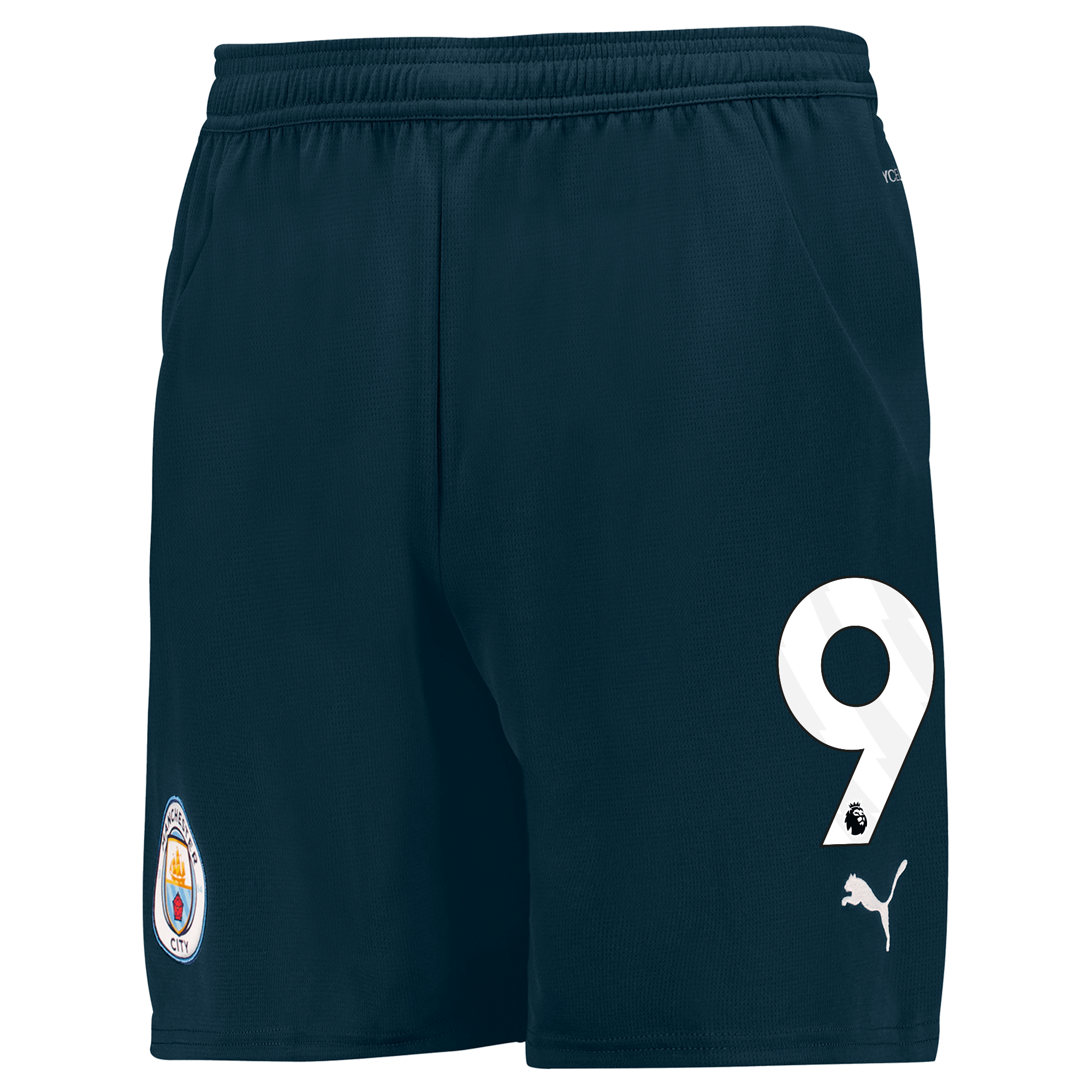 kinder manchester city football shorts navy 202425 with 9 | Offizieller Manchester City Store