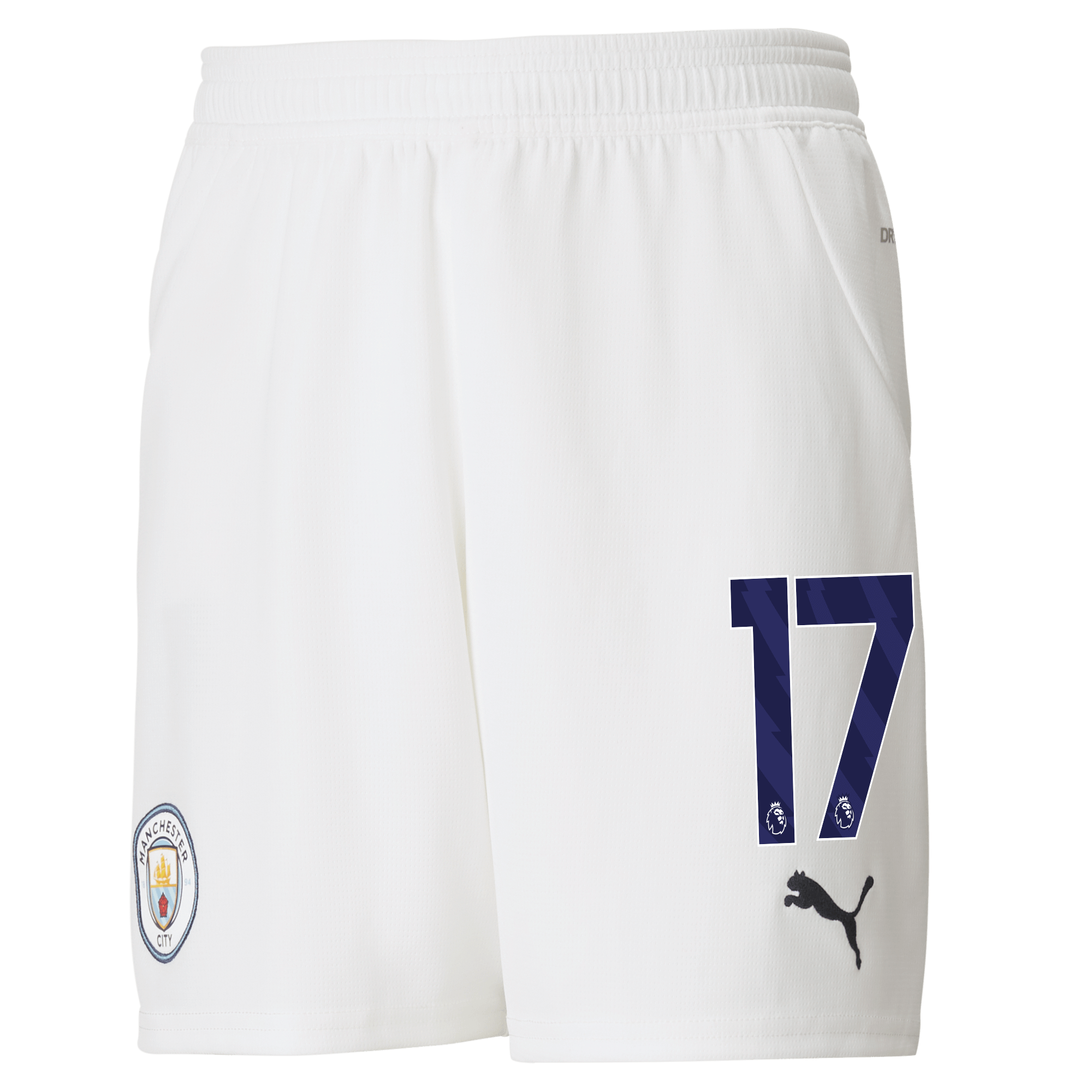 kinder manchester city football shorts white 202425 with 17 | Offizieller Manchester City Store