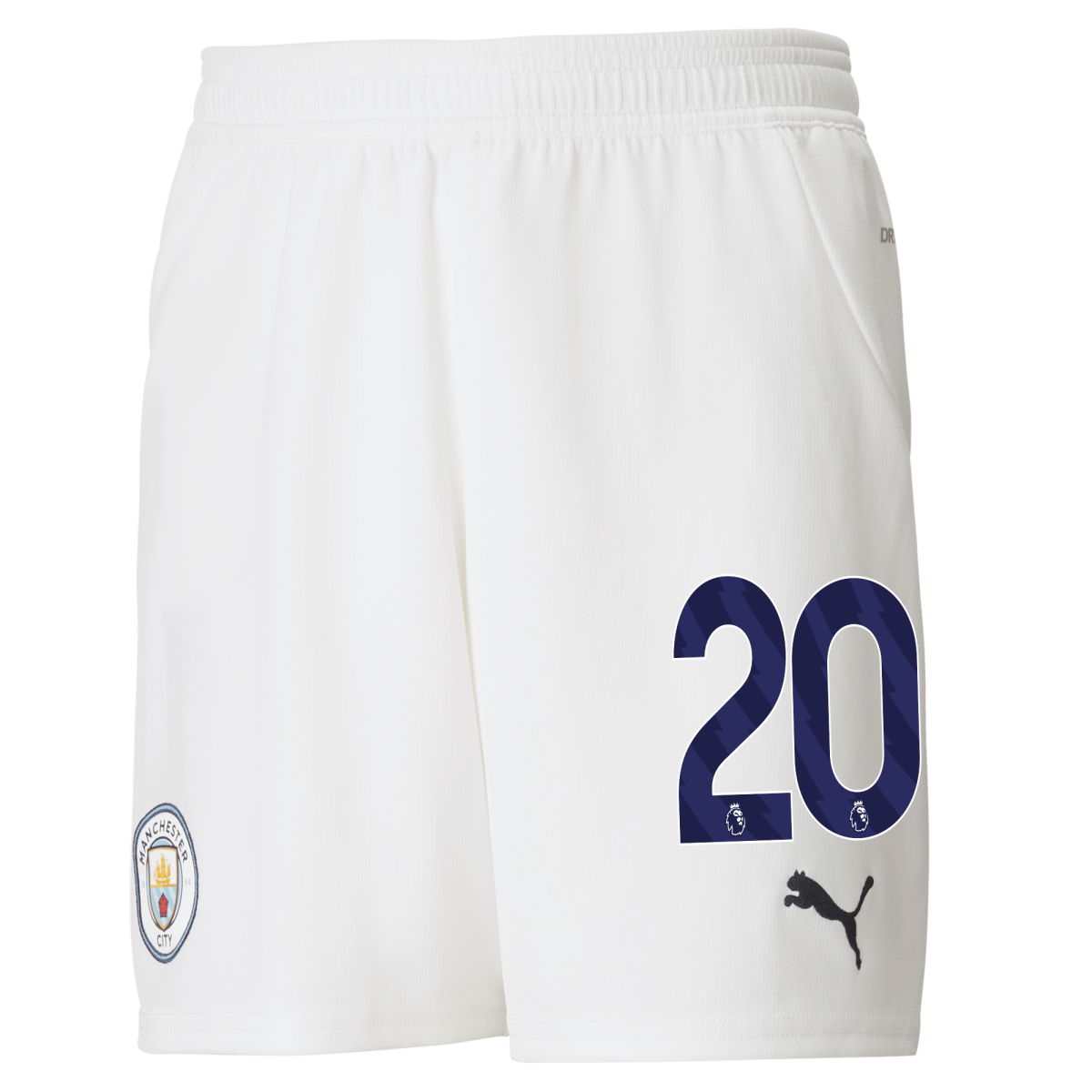 kinder manchester city football shorts white 202425 with 20 | Offizieller Manchester City Store