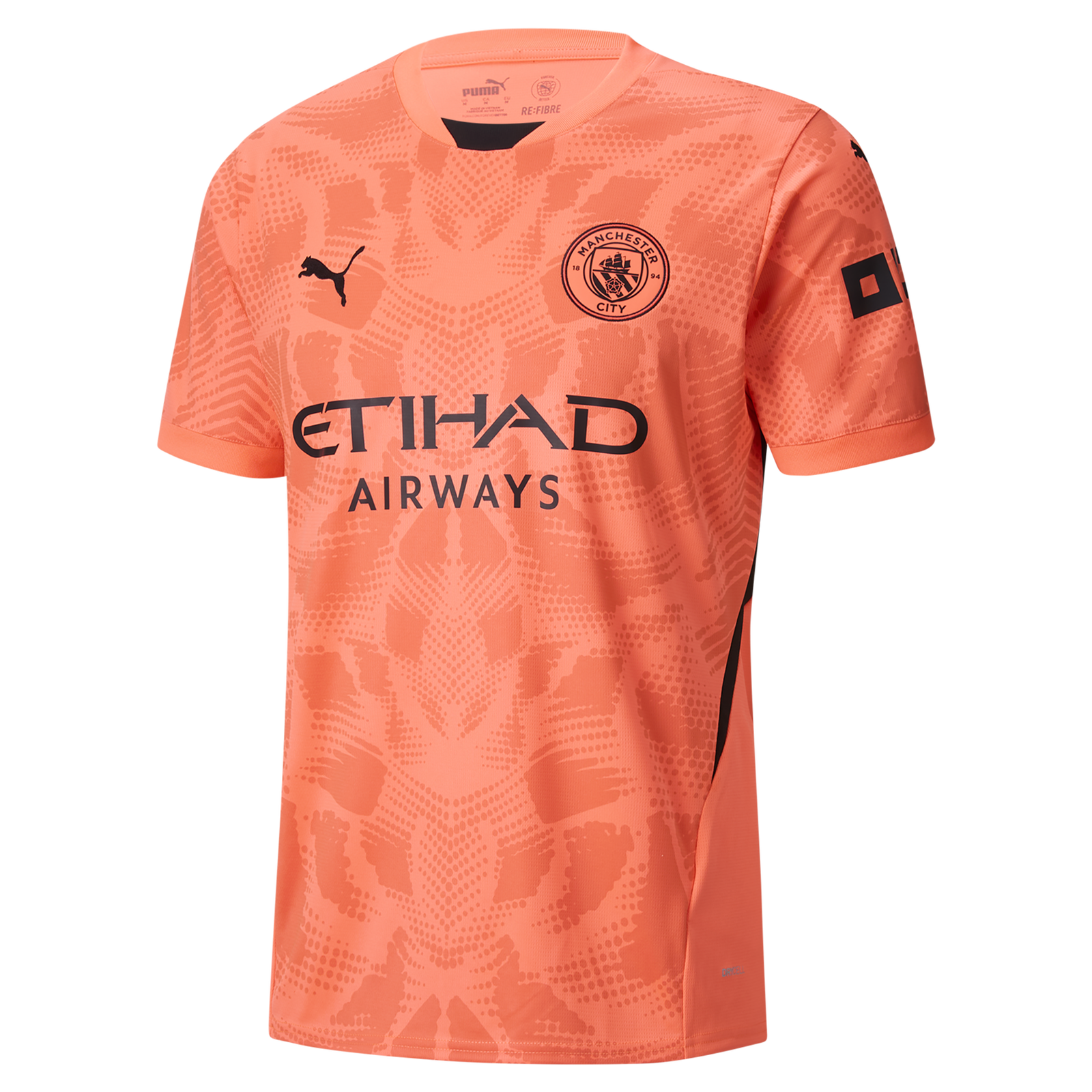 kinder manchester city goalkeeper jersey orange 202425 with custom printing | Offizieller Manchester City Store
