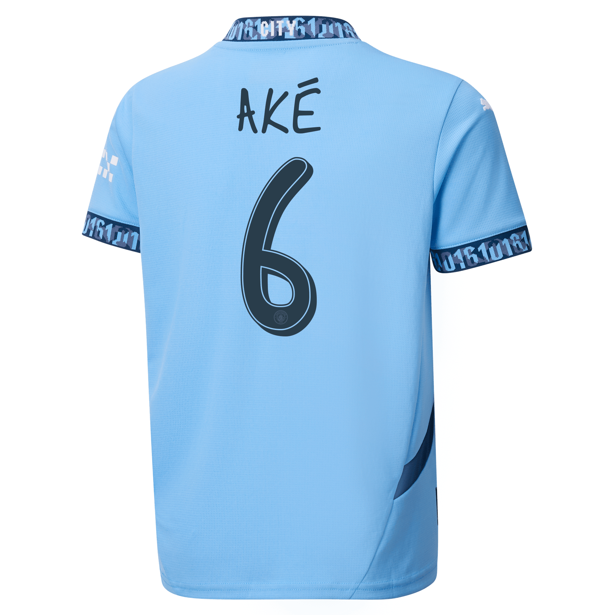 kinder manchester city heimtrikot 202425 mit akÉ 6 aufdruck | Offizieller Manchester City Store
