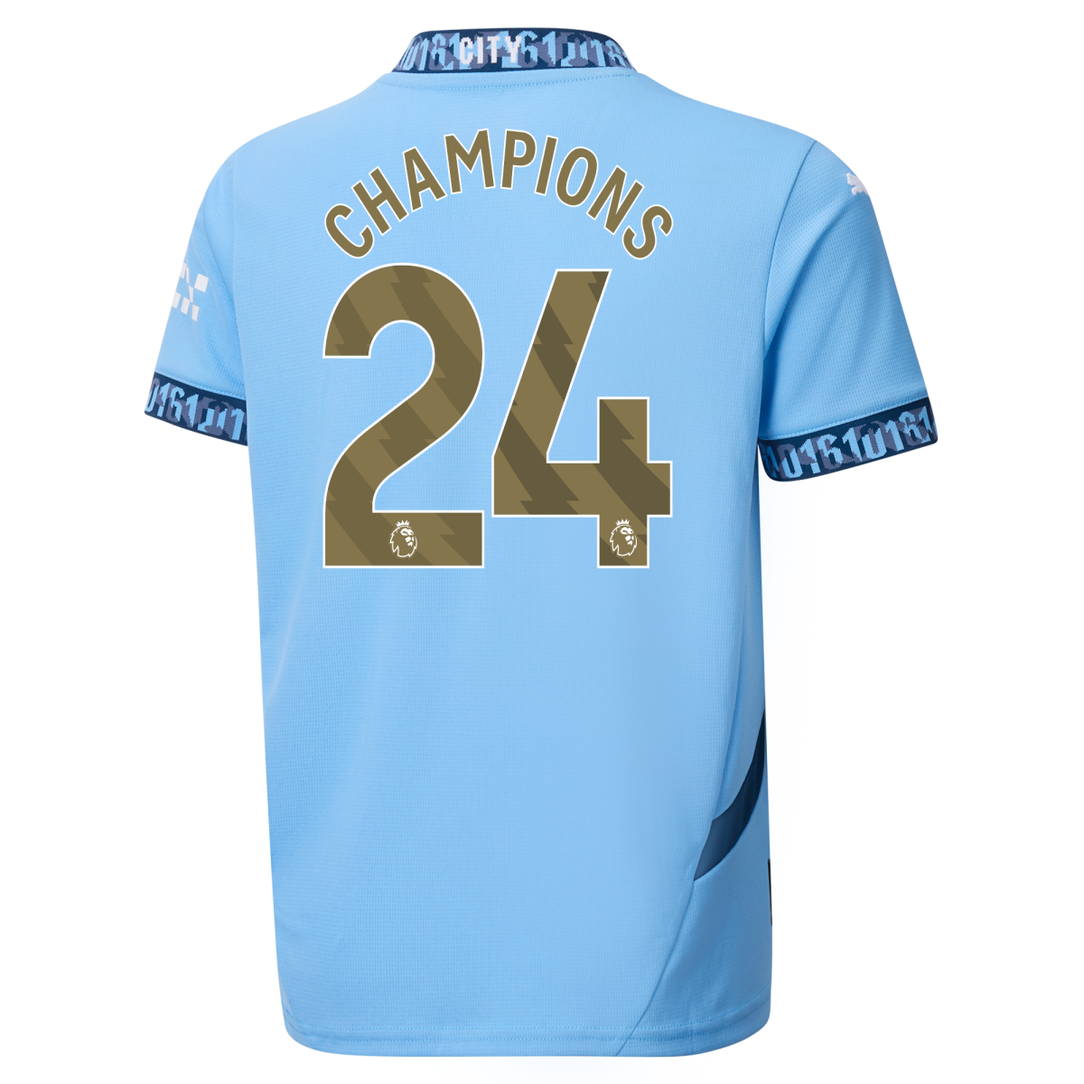 kinder manchester city heimtrikot 202425 mit champions 24 aufdruck | Offizieller Manchester City Store