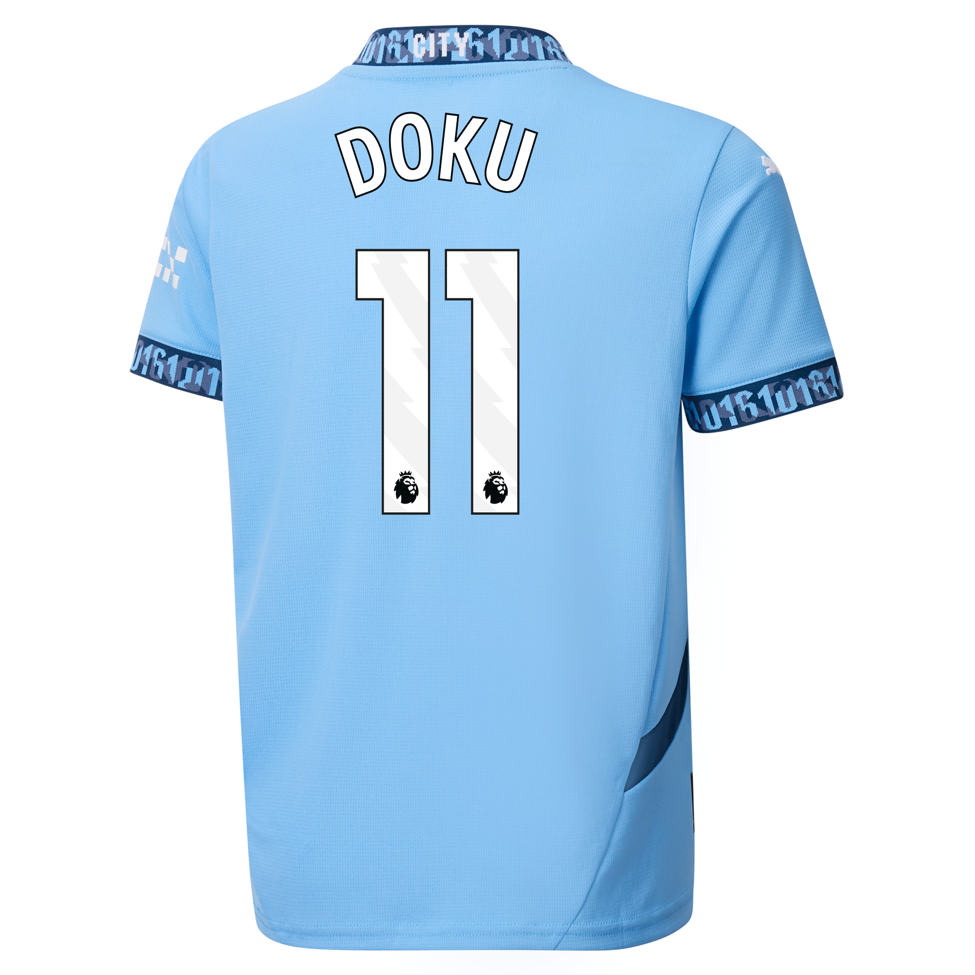 kinder manchester city heimtrikot teamlightblue 202425 mit doku 11 aufdruck | Offizieller Manchester City Store