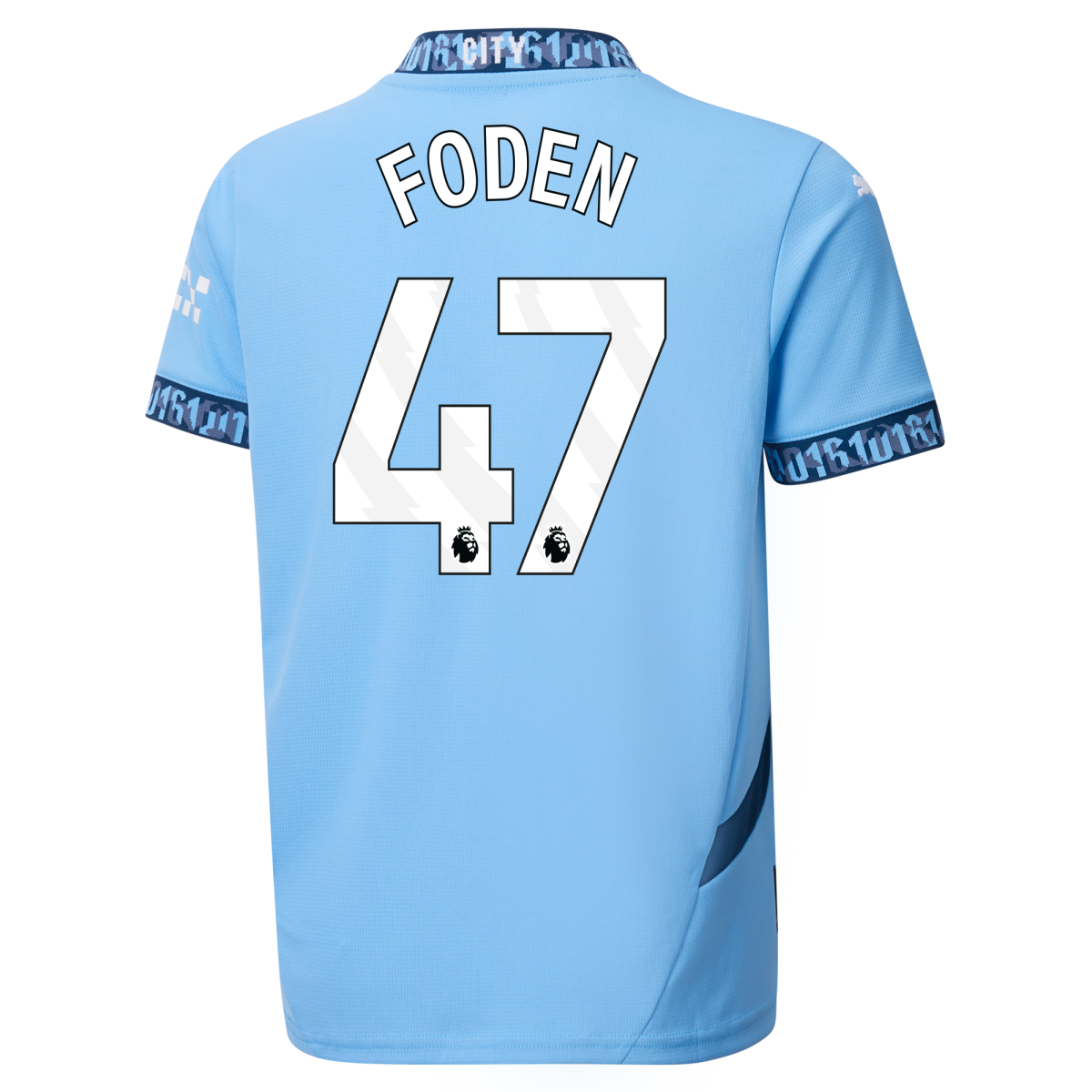 kinder manchester city heimtrikot teamlightblue 202425 mit foden 47 aufdruck | Offizieller Manchester City Store