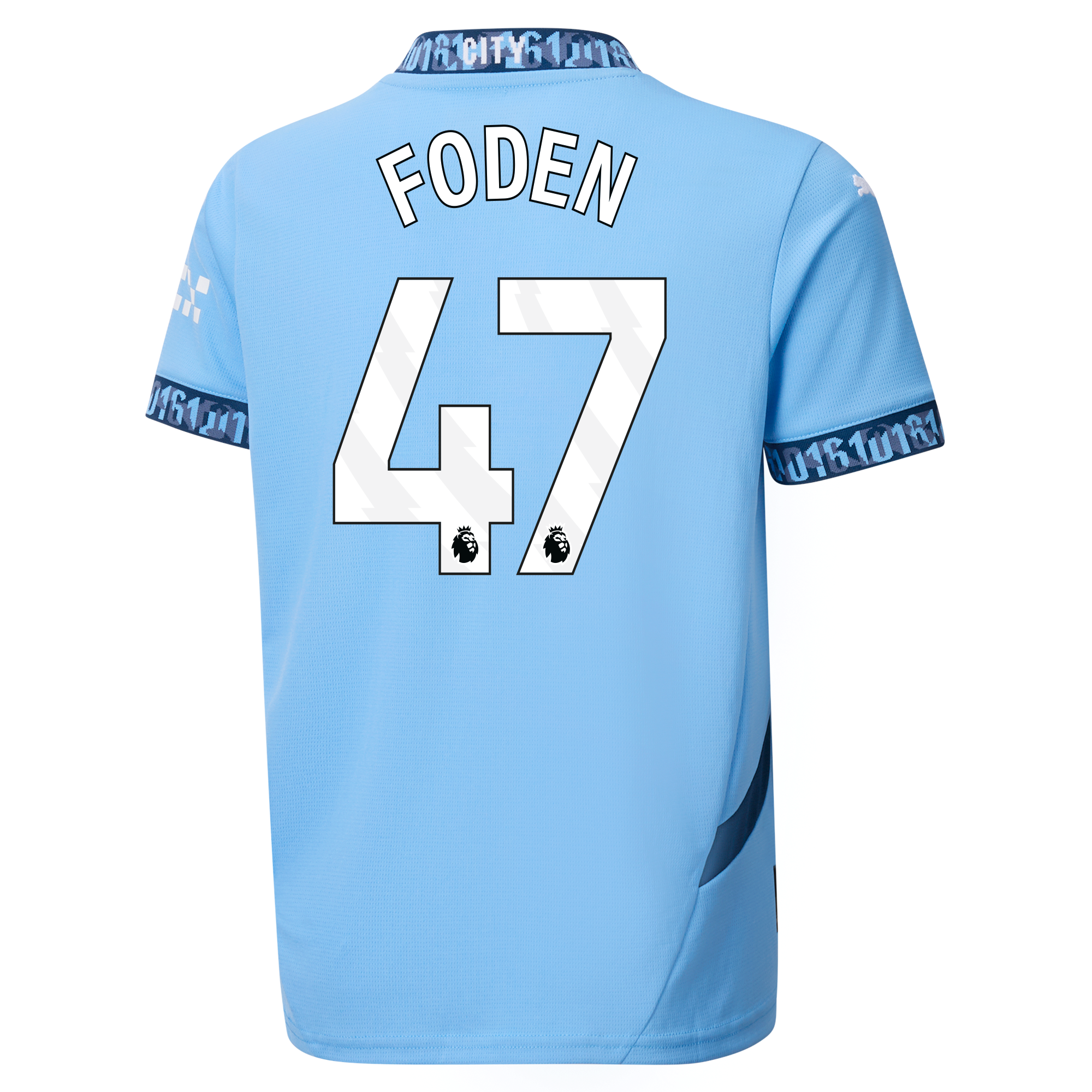 kinder manchester city heimtrikot teamlightblue 202425 mit foden 47 aufdruck | Offizieller Manchester City Store