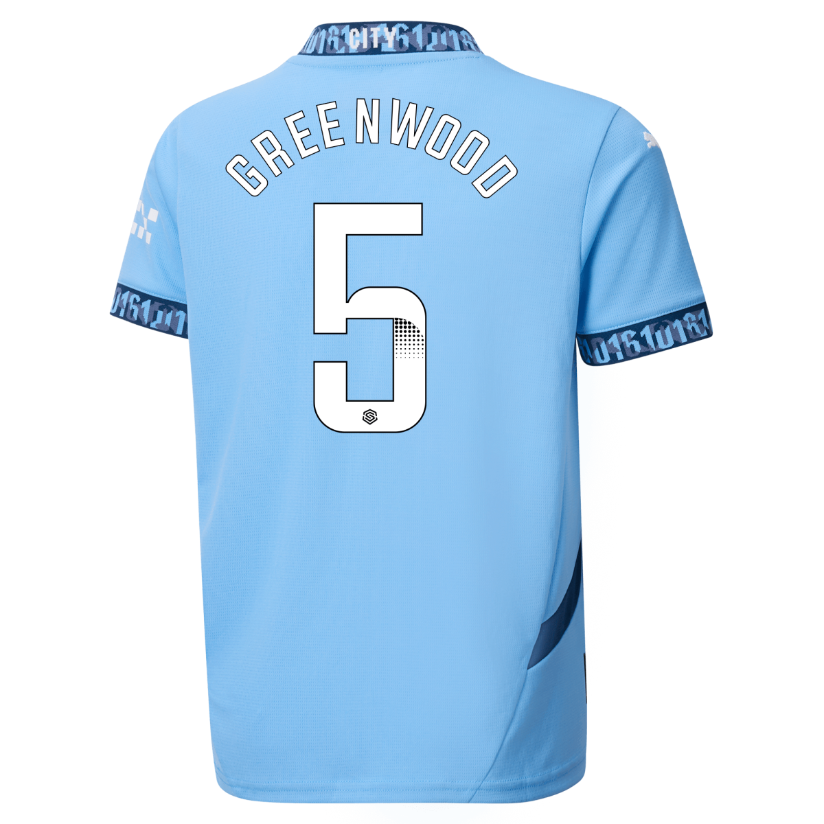 kinder manchester city heimtrikot teamlightblue 202425 mit greenwood 5 aufdruck | Offizieller Manchester City Store