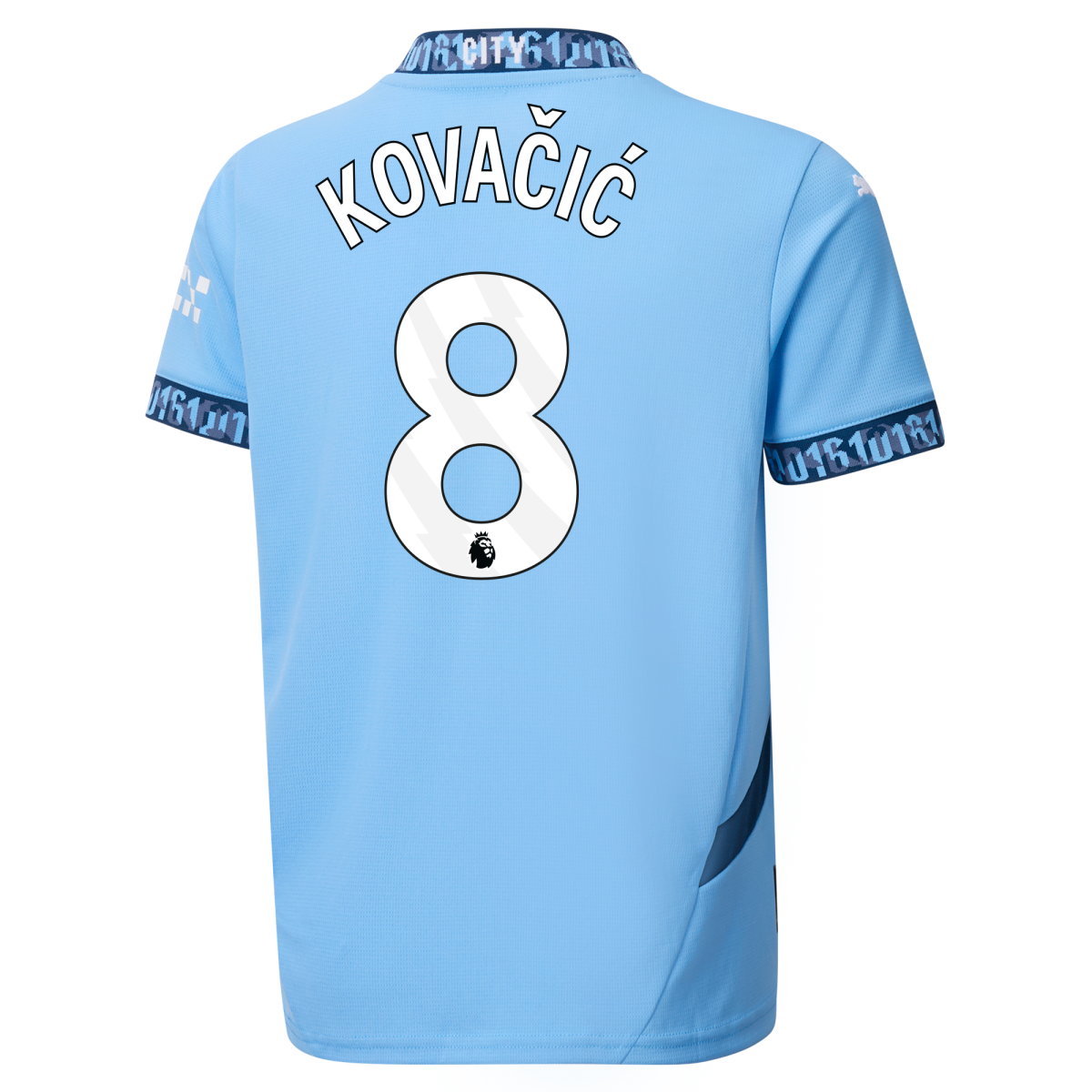 kinder manchester city heimtrikot teamlightblue 202425 mit kovaČiĆ 8 aufdruck | Offizieller Manchester City Store
