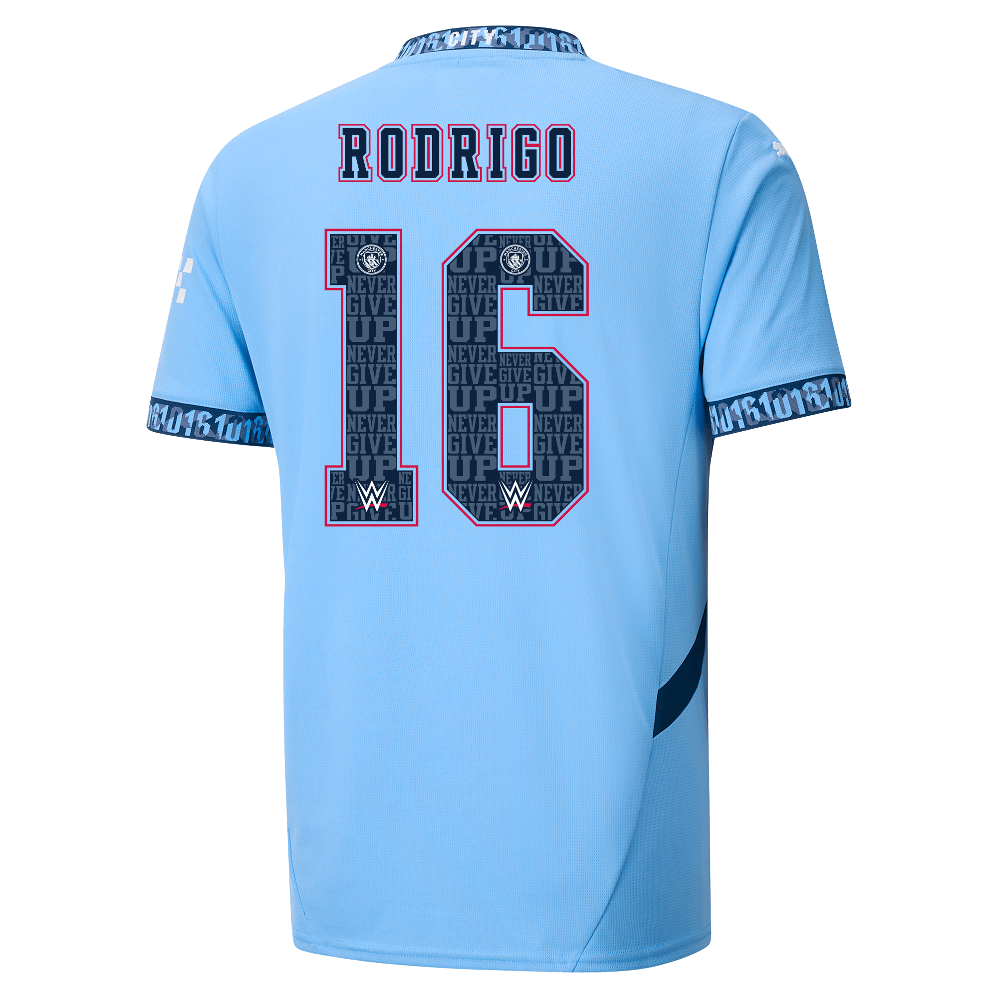 kinder manchester city home jersey 202425 with rodrigo 16 printing | Offizieller Manchester City Store