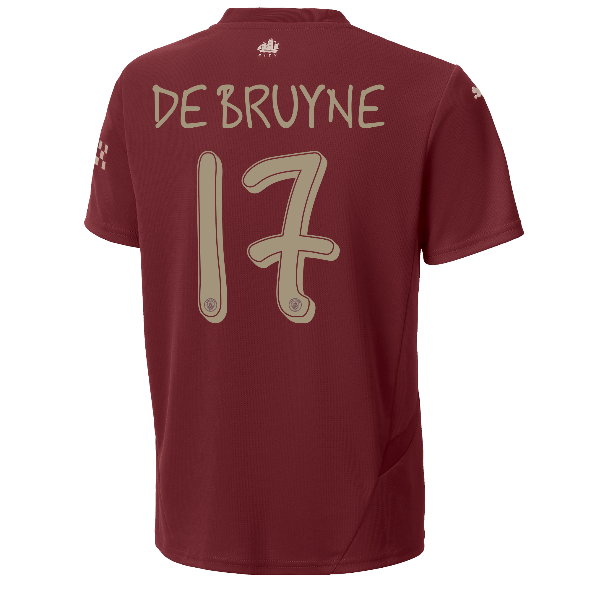 kinder manchester city third jersey 202425 with de bruyne 17 printing | Offizieller Manchester City Store